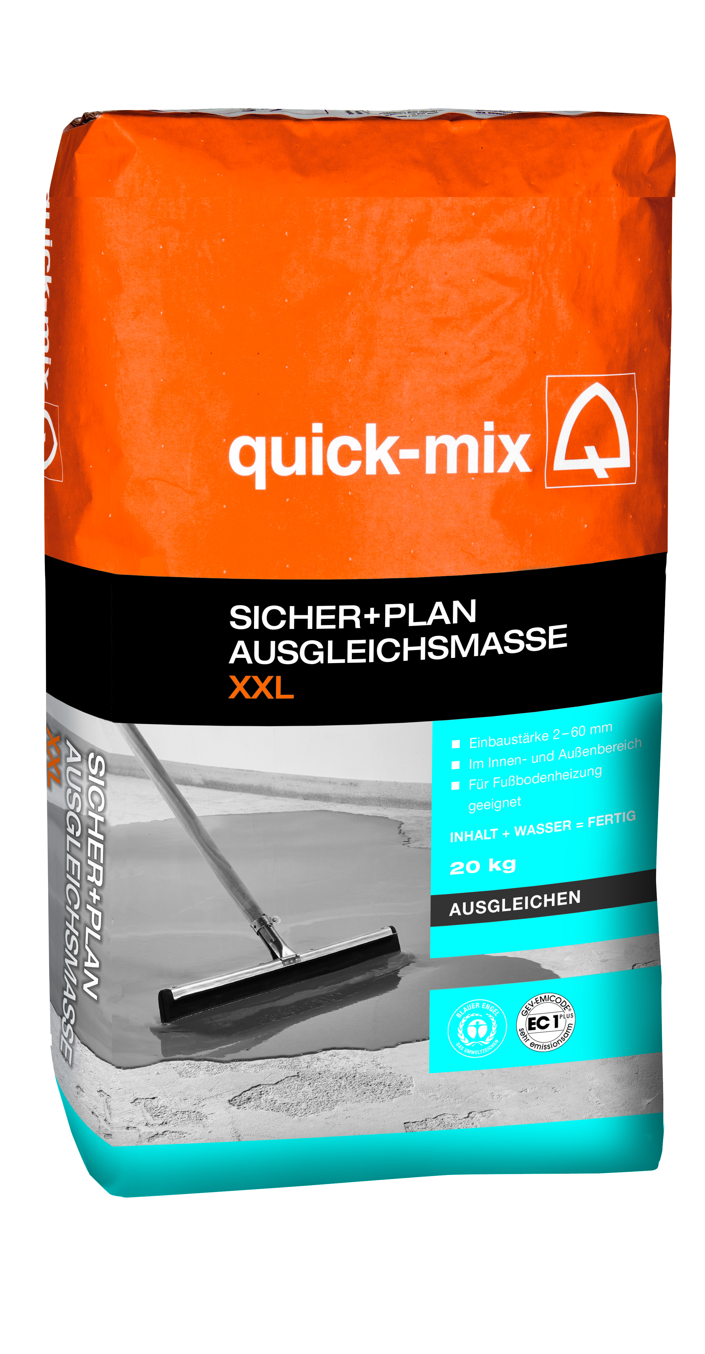 Quick-Mix Sicher + Plan Ausgleichsmasse XXL