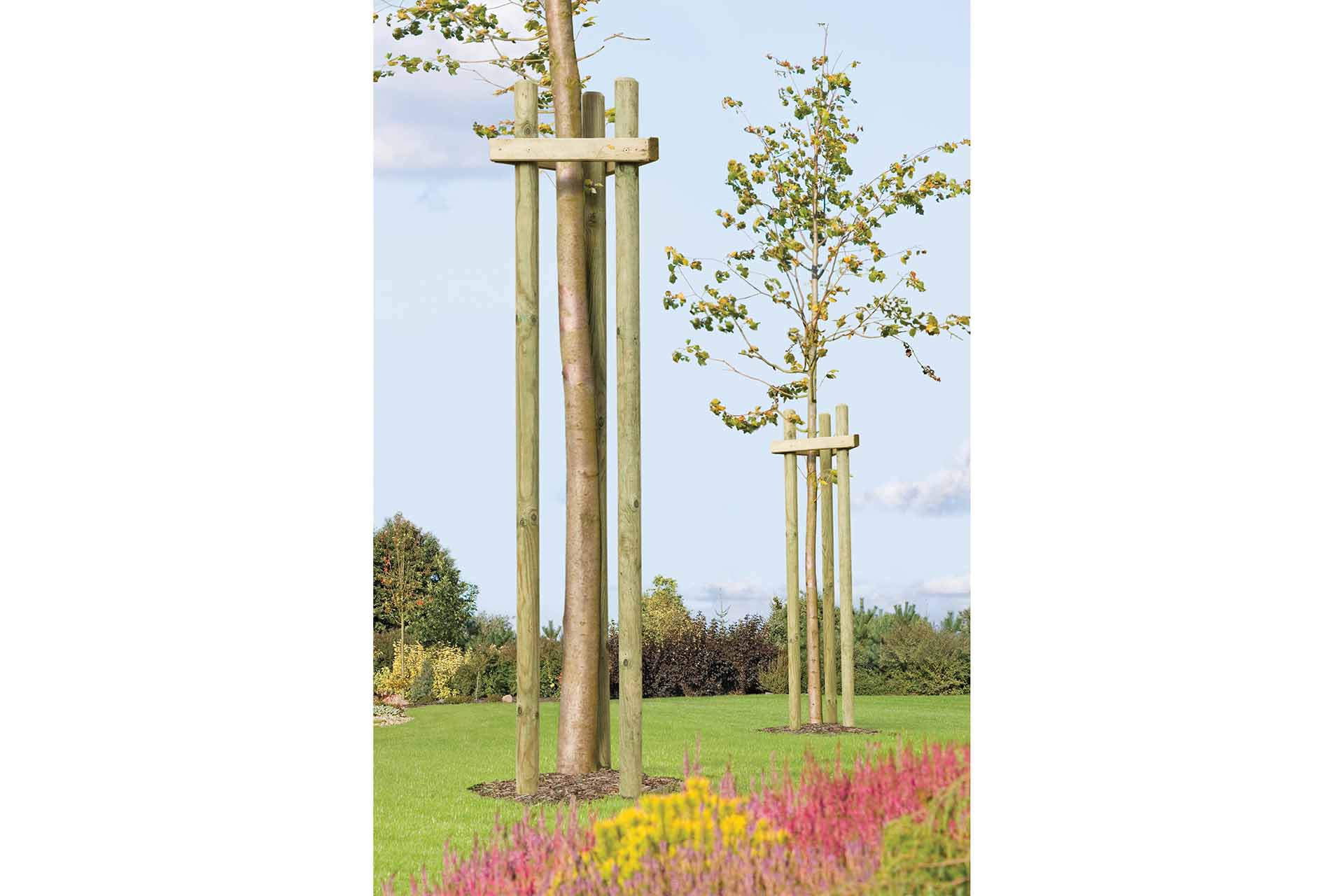 Delta Baumpfahl, KDI grün, Ø 5 x 200 cm Delta Baumpfahl, KDI grün, Ø 5 x 200 cm