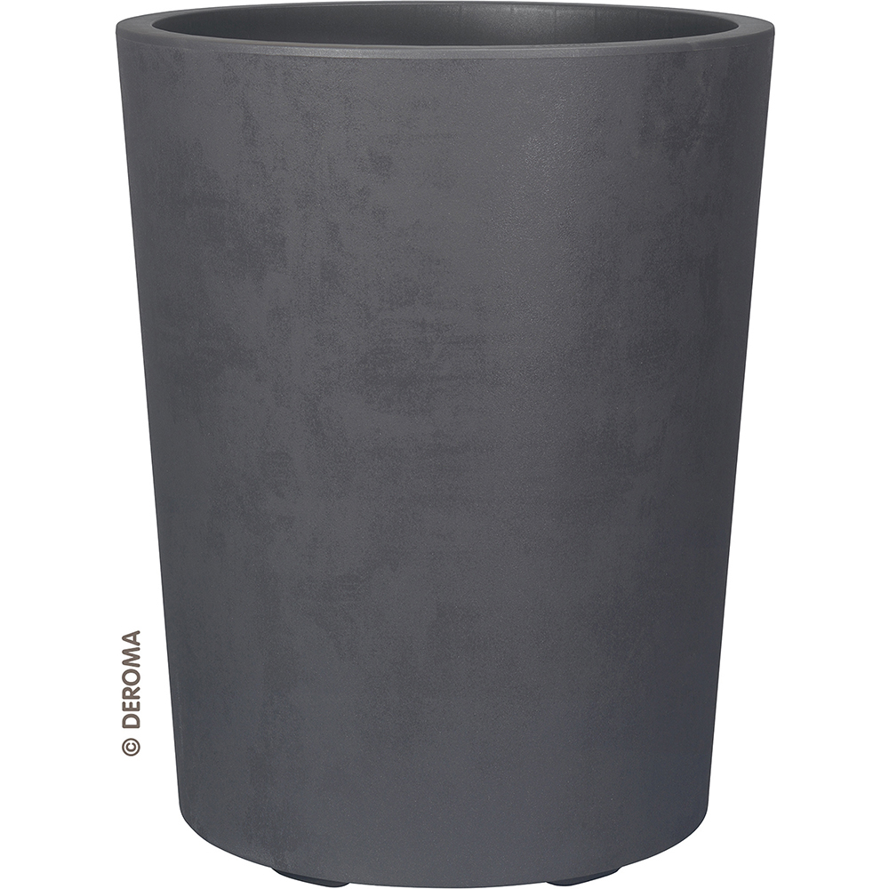 Deroma Pflanztopf Millenium R, anthrazit, 43 cm