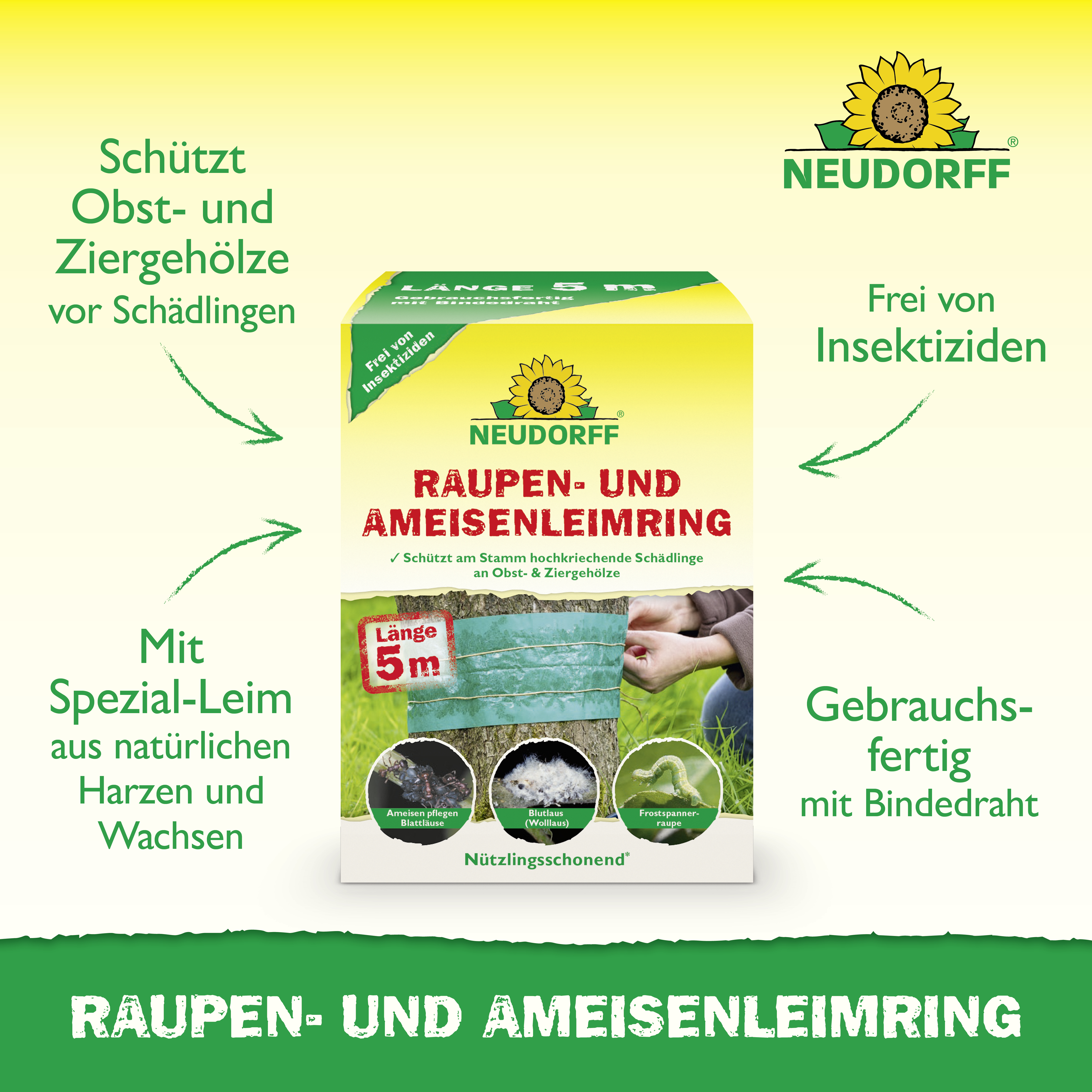 Neudorff Raupen-und AmeisenLeimring, 5 m
