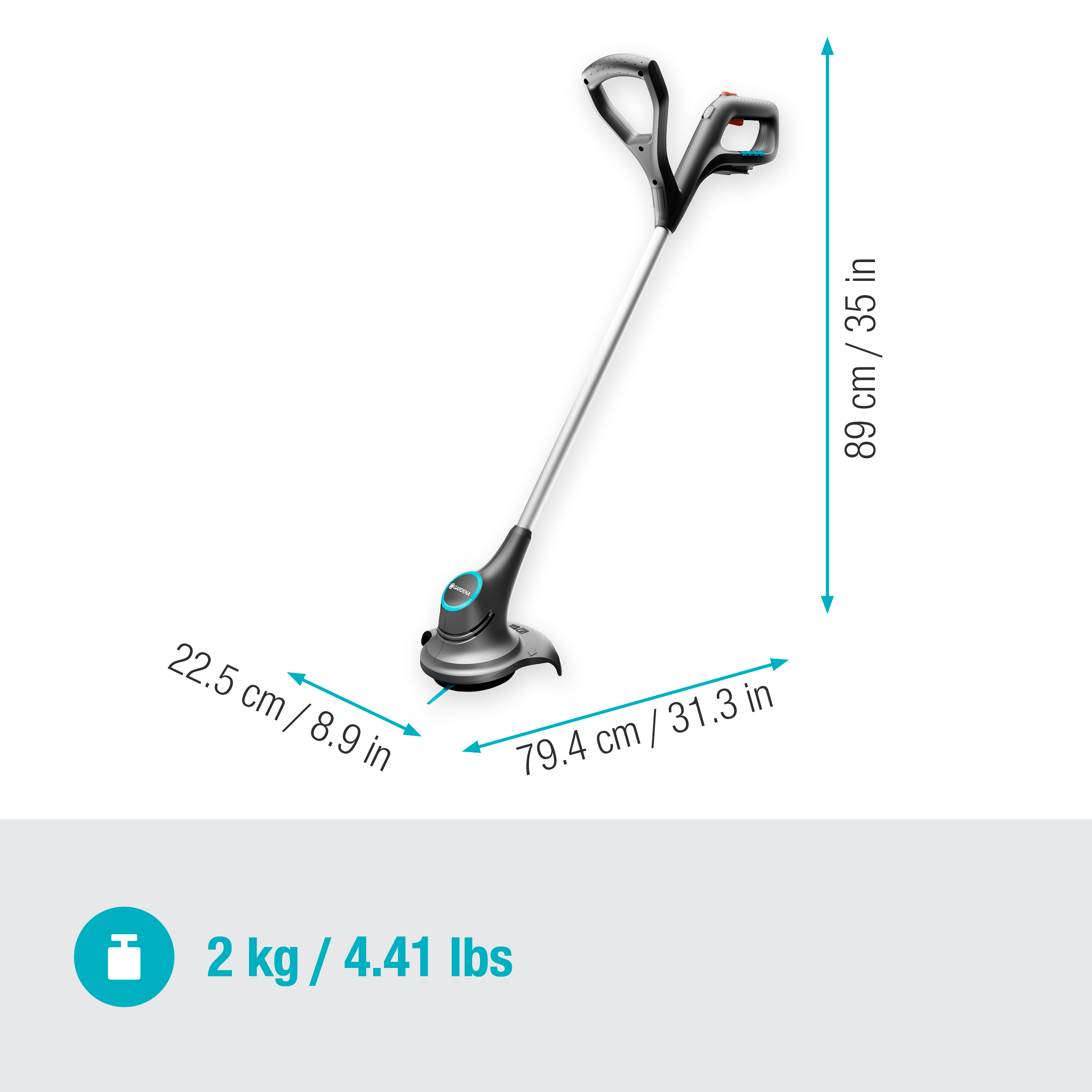 Gardena Akku-Trimmer SmallCut 23/18V P4A solo Gardena Akku-Trimmer SmallCut 23/18V P4A solo