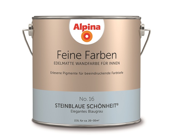 Alpina Feine Farbe No. 16, Steinblaue Schönheit