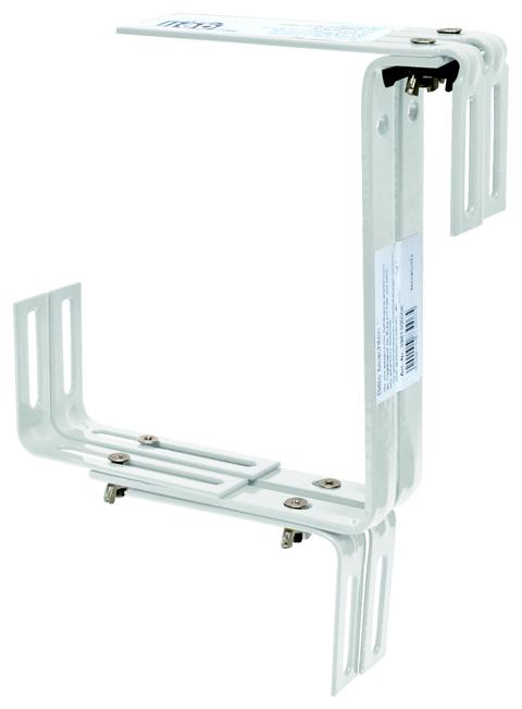 485146-3981300010-L BLUMENKASTENHALTER TYP C WEISS      GELI