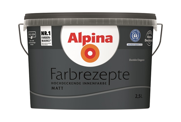 Alpina Farbrezepte Dunkle Eleganz, 2,5L