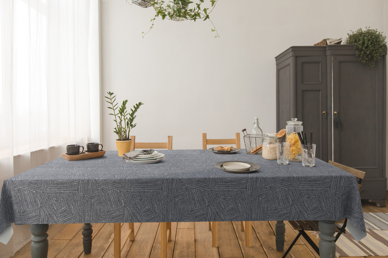 d-c-fix Tischdecke Bergamo Kary smoky, 138 cm x 15 m d-c-fix Tischdecke Bergamo Kary smoky, 138 cm x 15 m