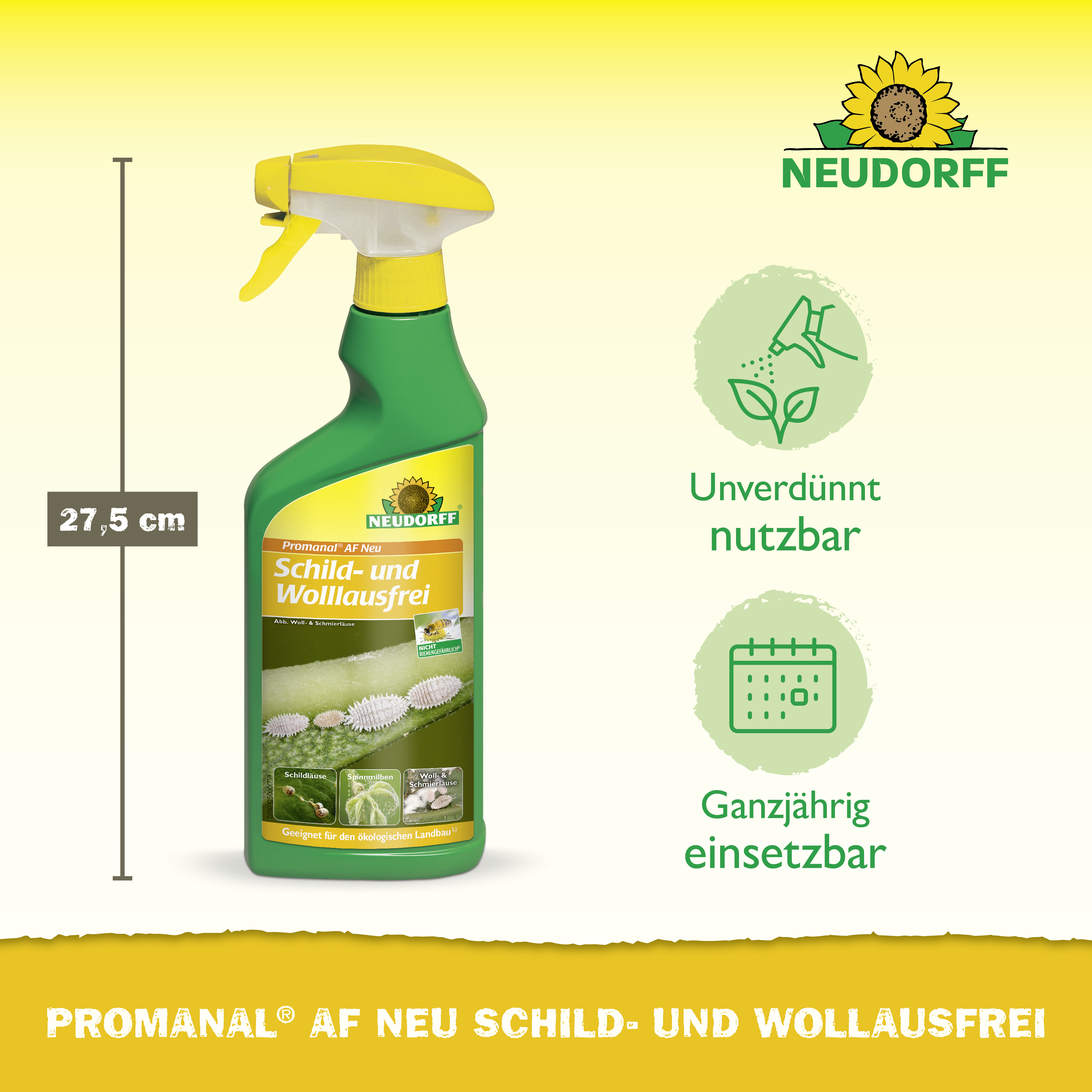 Neudorff Promanal AF Neu Schild- und Wolllausfrei, 500 ml