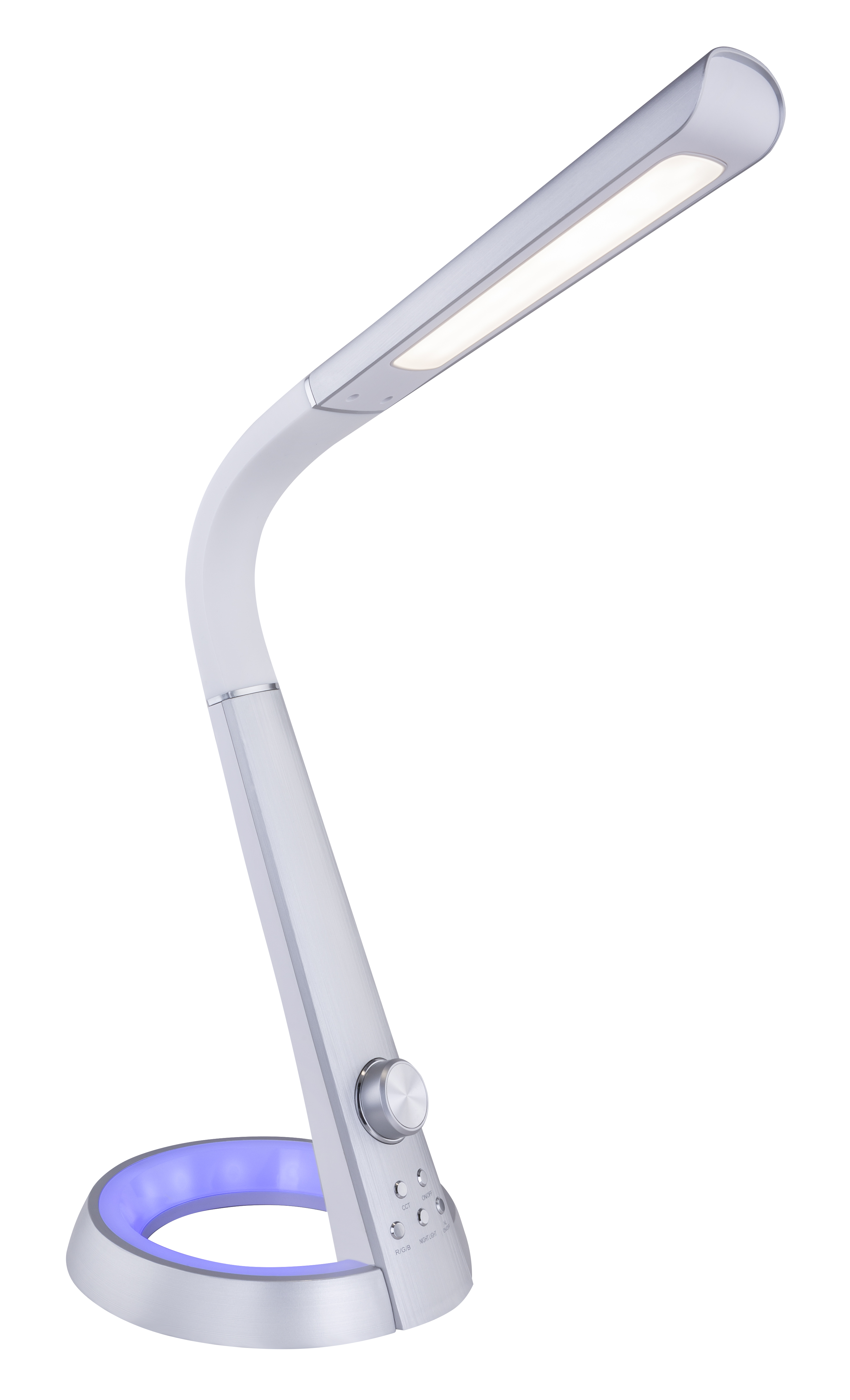 711927_h GLOBO TISCHLEUCHTE 8W RGB SILB.USB-CHARGING/TOUCH/