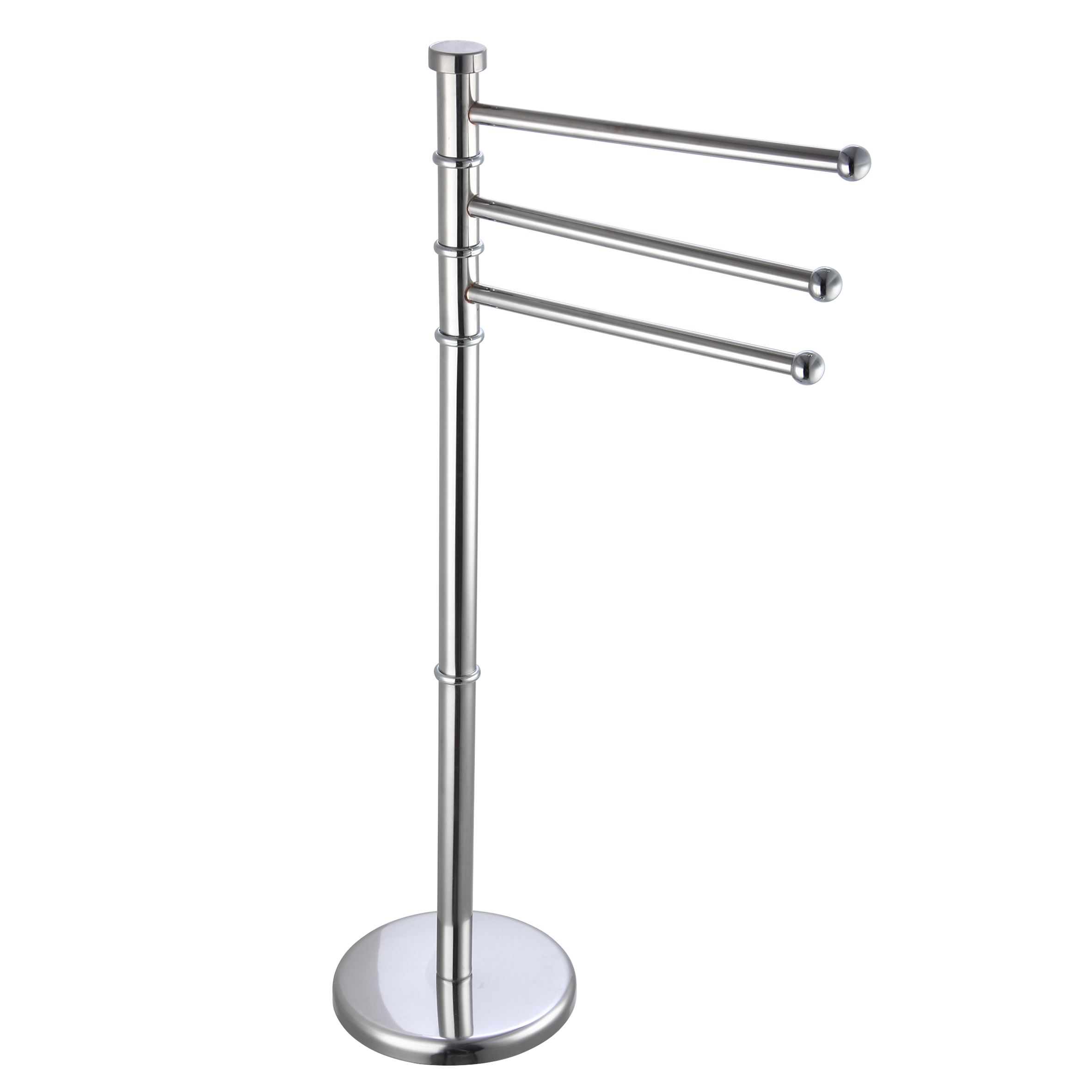 459600-Handtuchst-nder-Chrom-35x23x91cm Testrut Axentia Handtuchständer, 31 x 22 x 87 cm