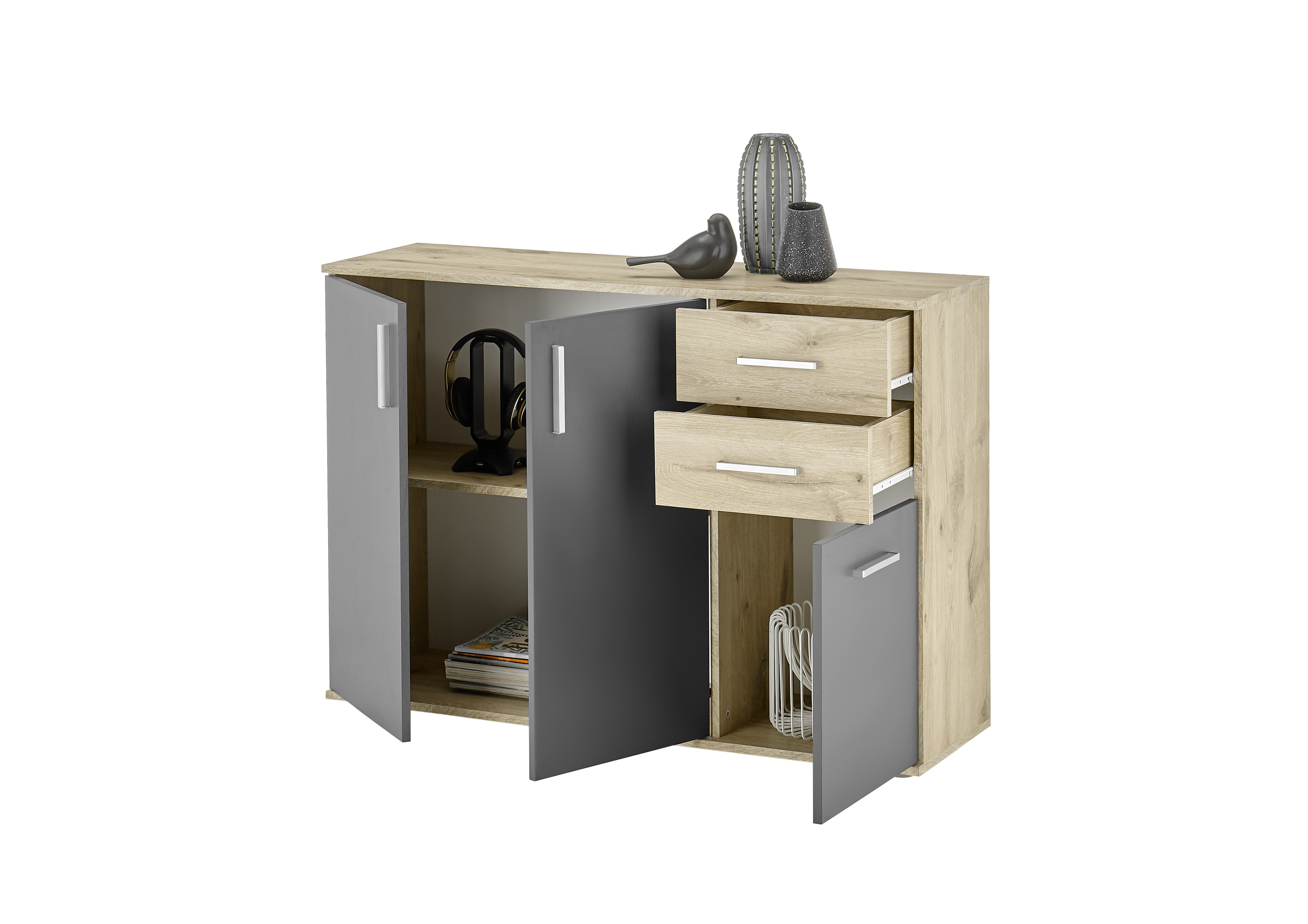Bega BC1040 Kommode 2, Viking Oak/grau