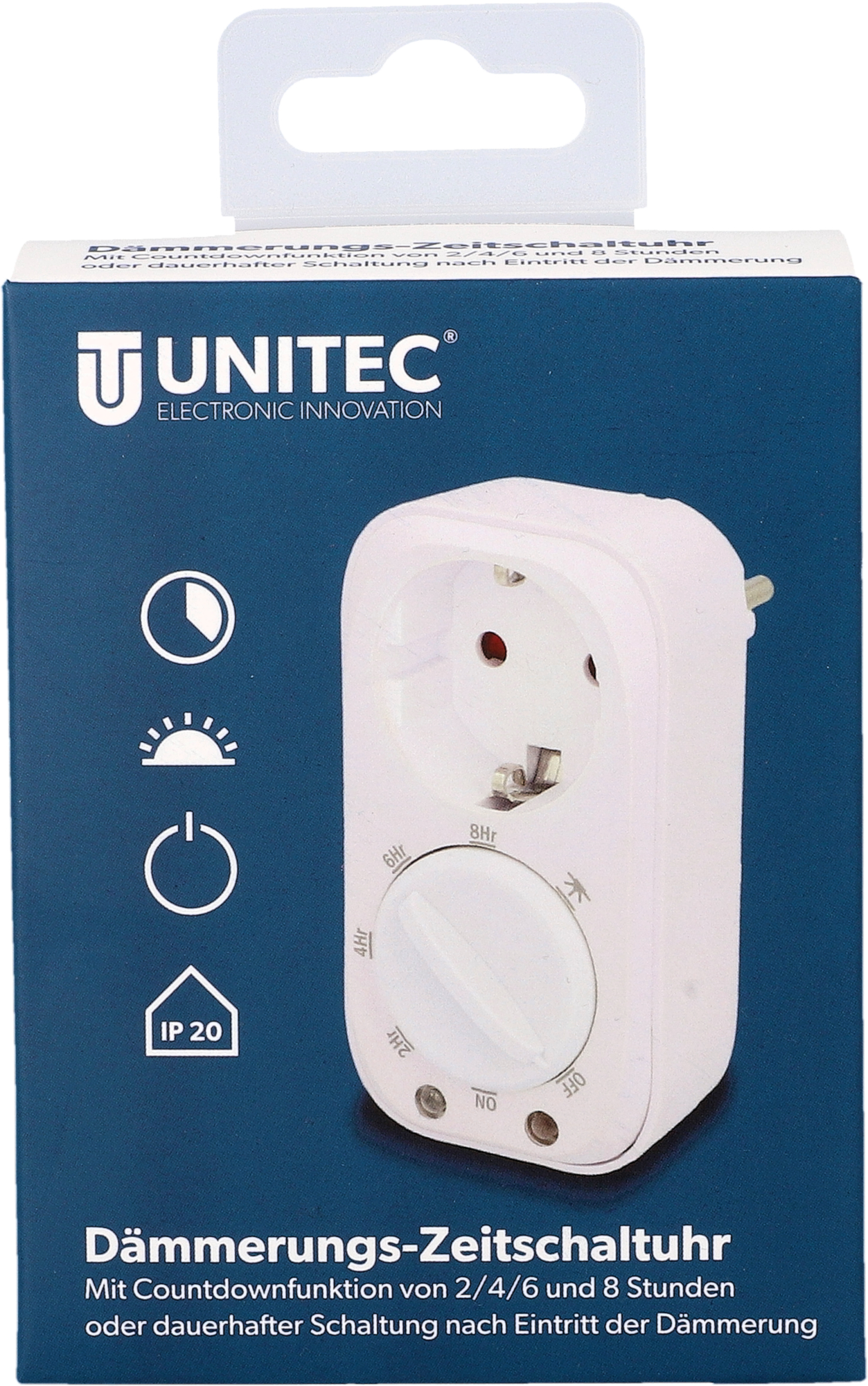 Unitec Zeitschaltuhr analog mit CD & Dämm.-Funk