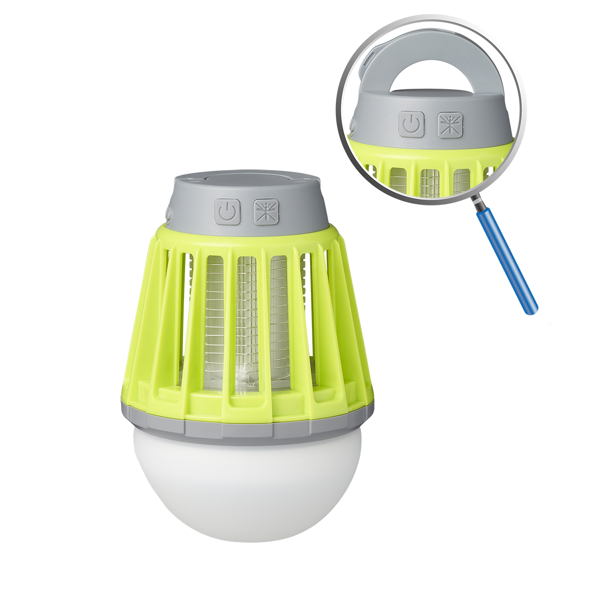 ProPlus Camping & Insekten Lampe 2 in 1 wiederaufladbar ProPlus Camping & Insekten Lampe 2 in 1 wiederaufladbar