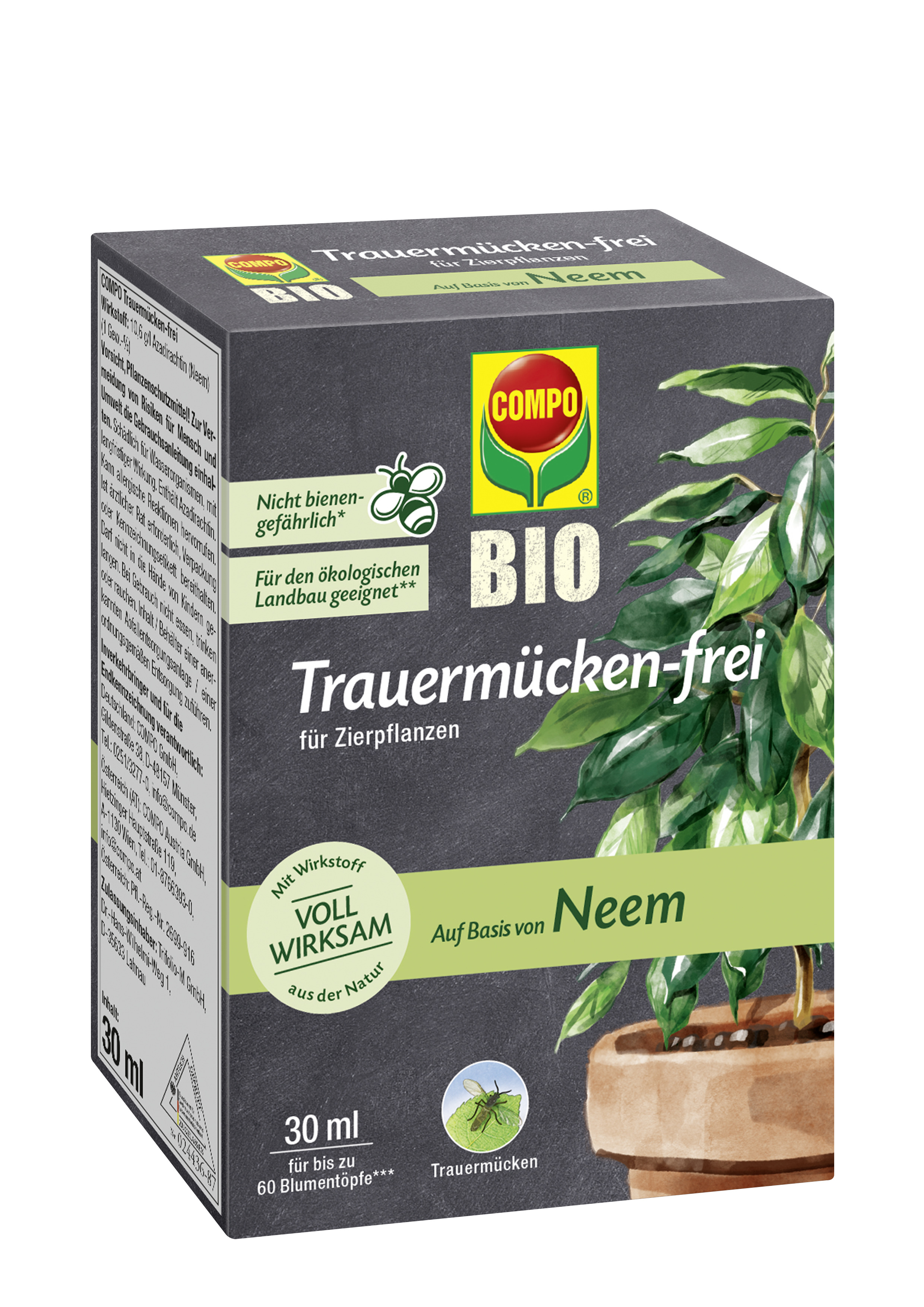 COMPO Trauermücken-frei, 12 x 30 ml
