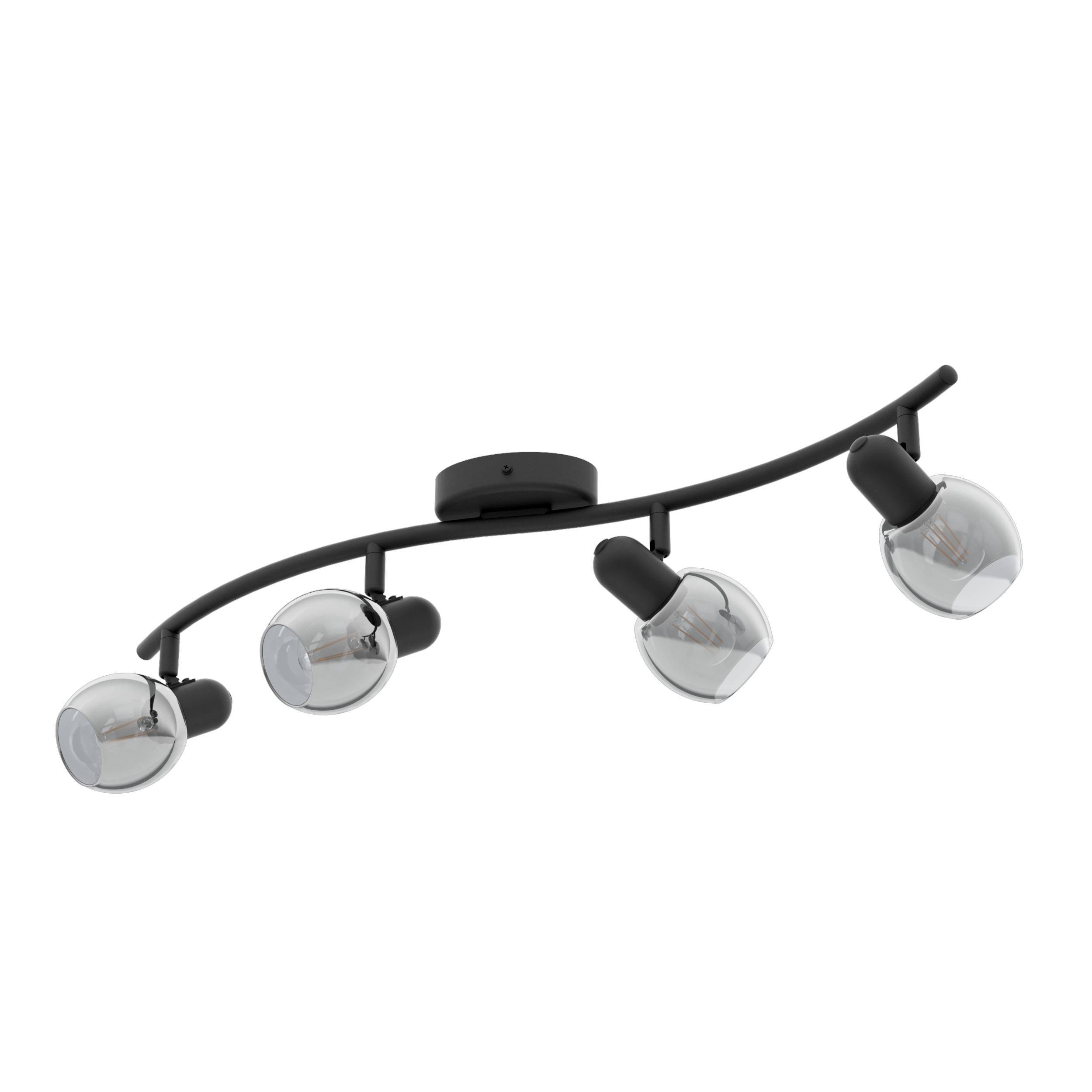 791229-2 Eglo Spot, 4xE14 schwarz POLLICA