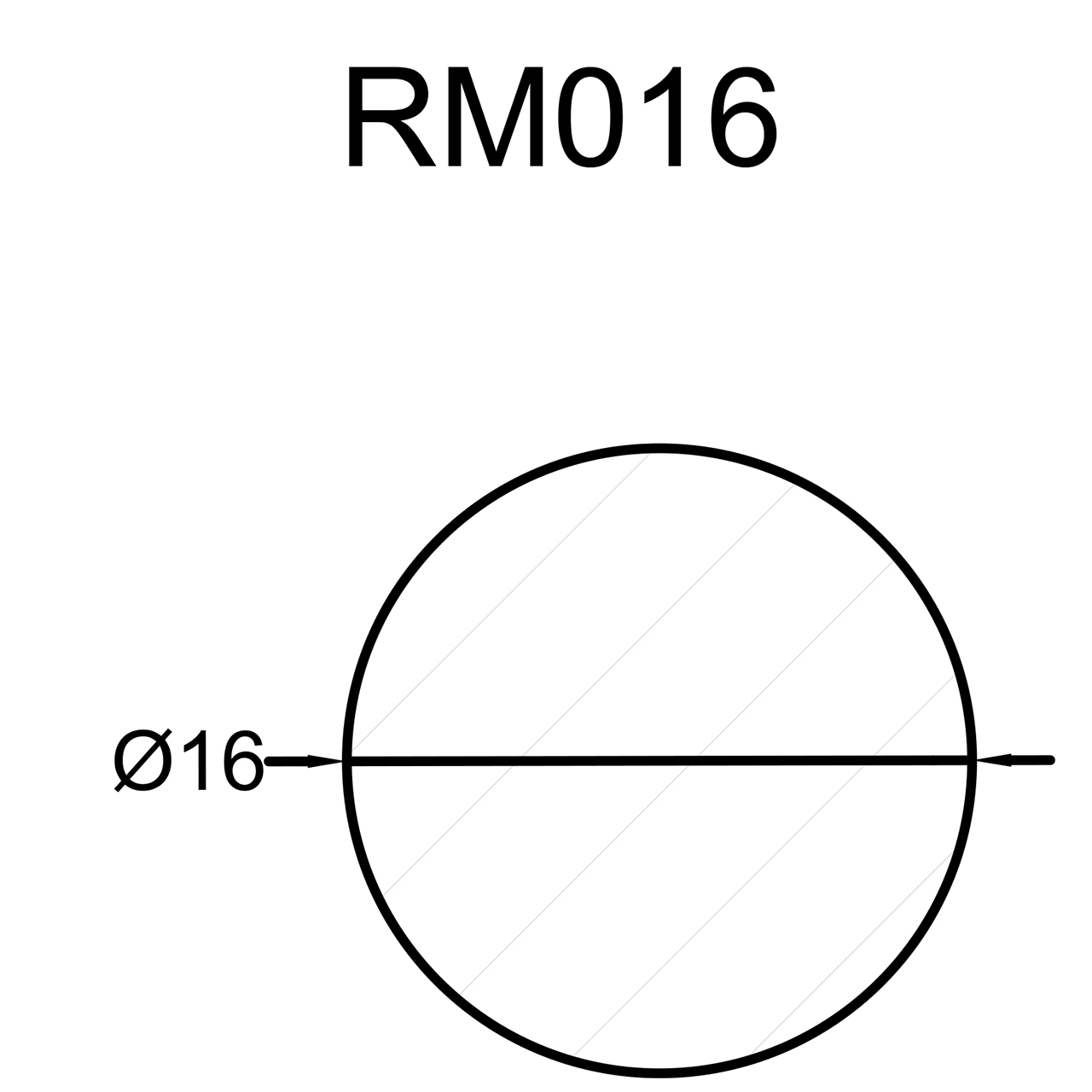 544065-Querschnitt Neuhofer Rundstab, 1,6 cm