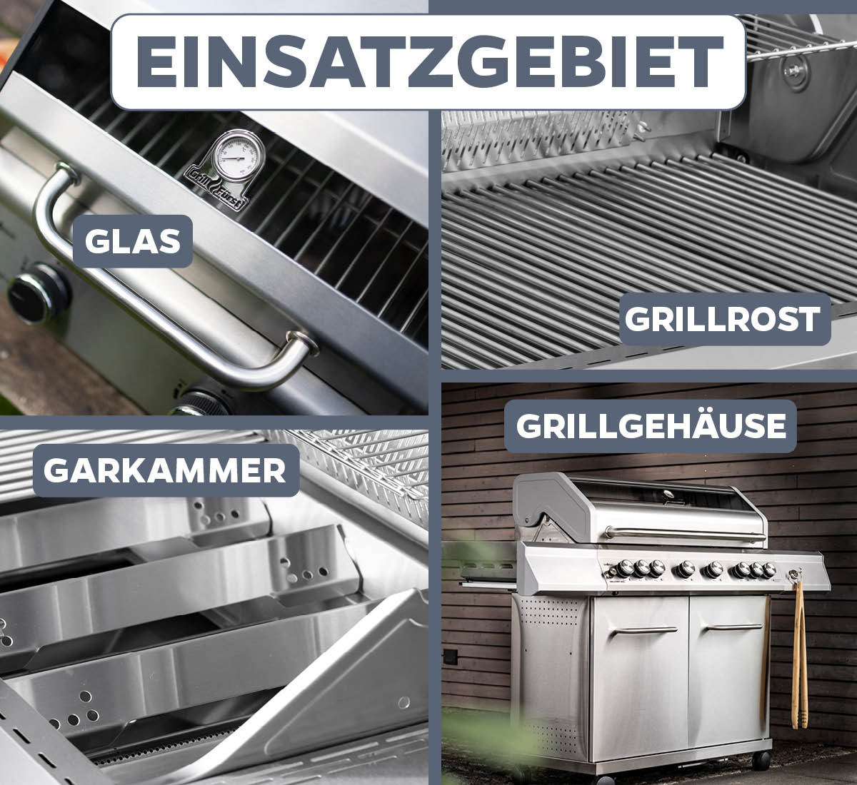 Grillfürst Universal Power-Reiniger für Grillgeräte, 500 ml - Aktiv-Schaumreiniger