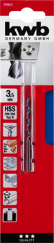 Kwb HSS-Spiralbohrer, 3,5 mm