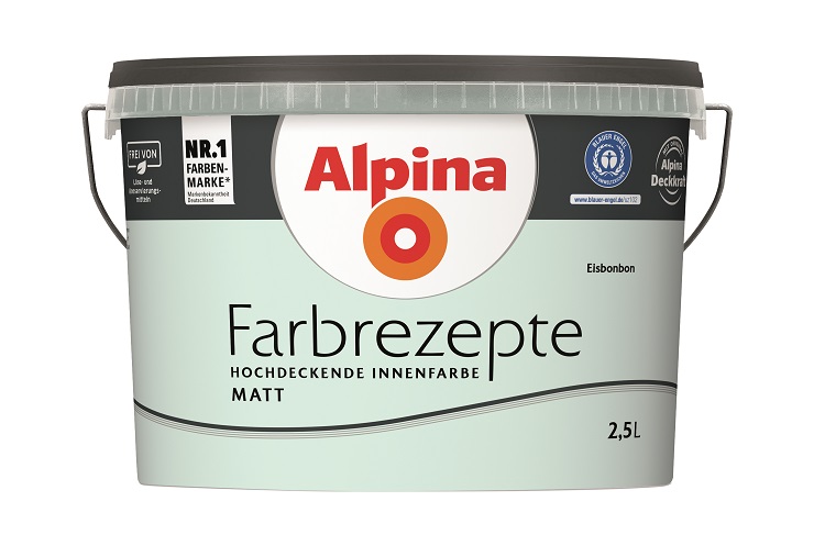 Alpina Farbrezepte Eisbonbon, 2,5L