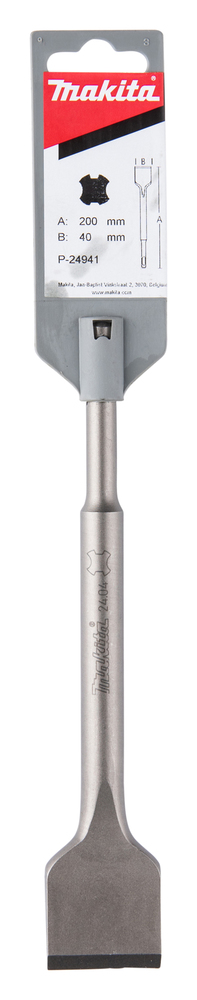 Makita Spatenmeißel gekröpft, 40 x 200 mm Makita Spatenmeißel gekröpft, 40 x 200 mm