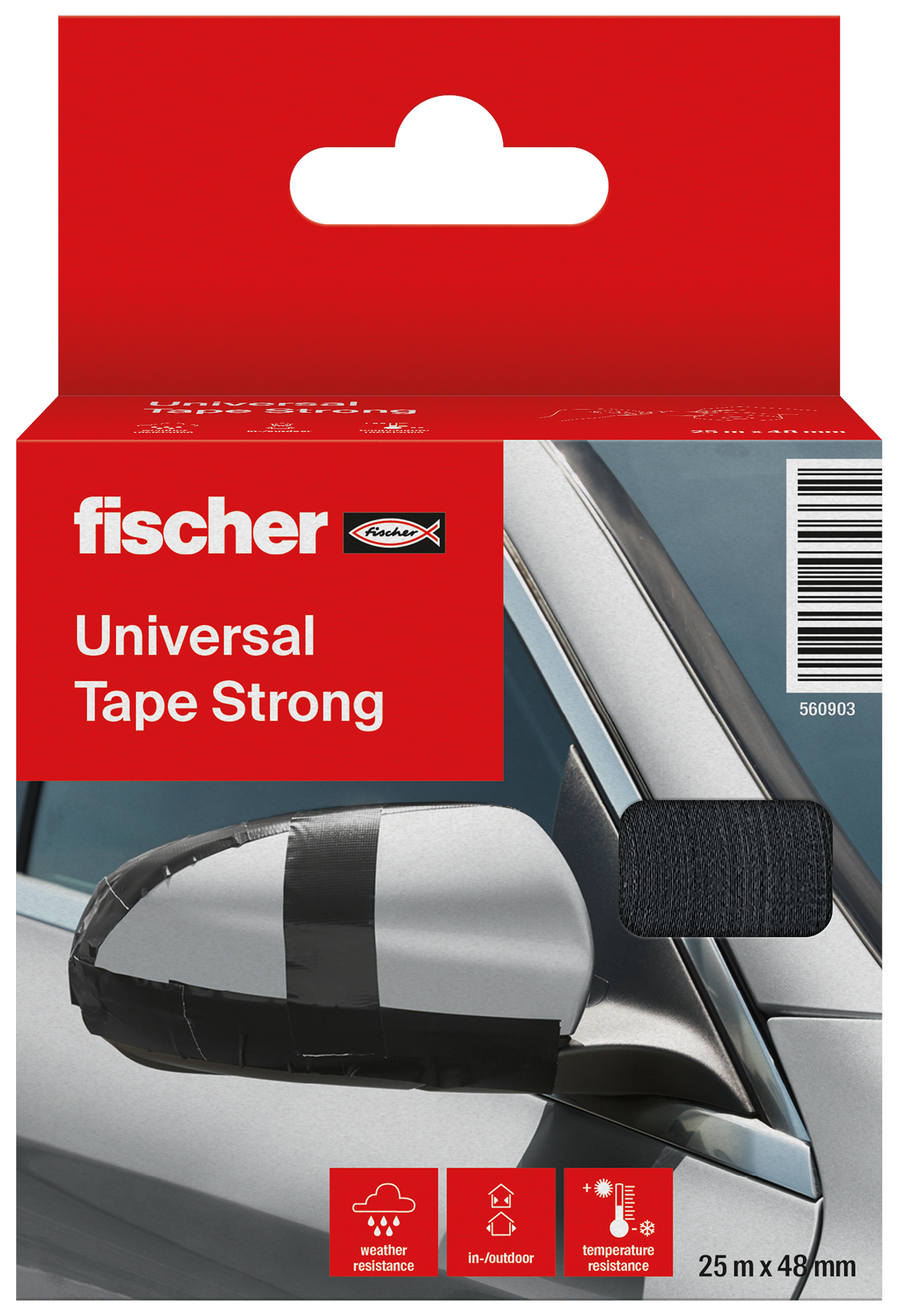 fischer GOW UniversalTapeStrong Gewebeband 25x50 fischer GOW UniversalTapeStrong Gewebeband 25x50