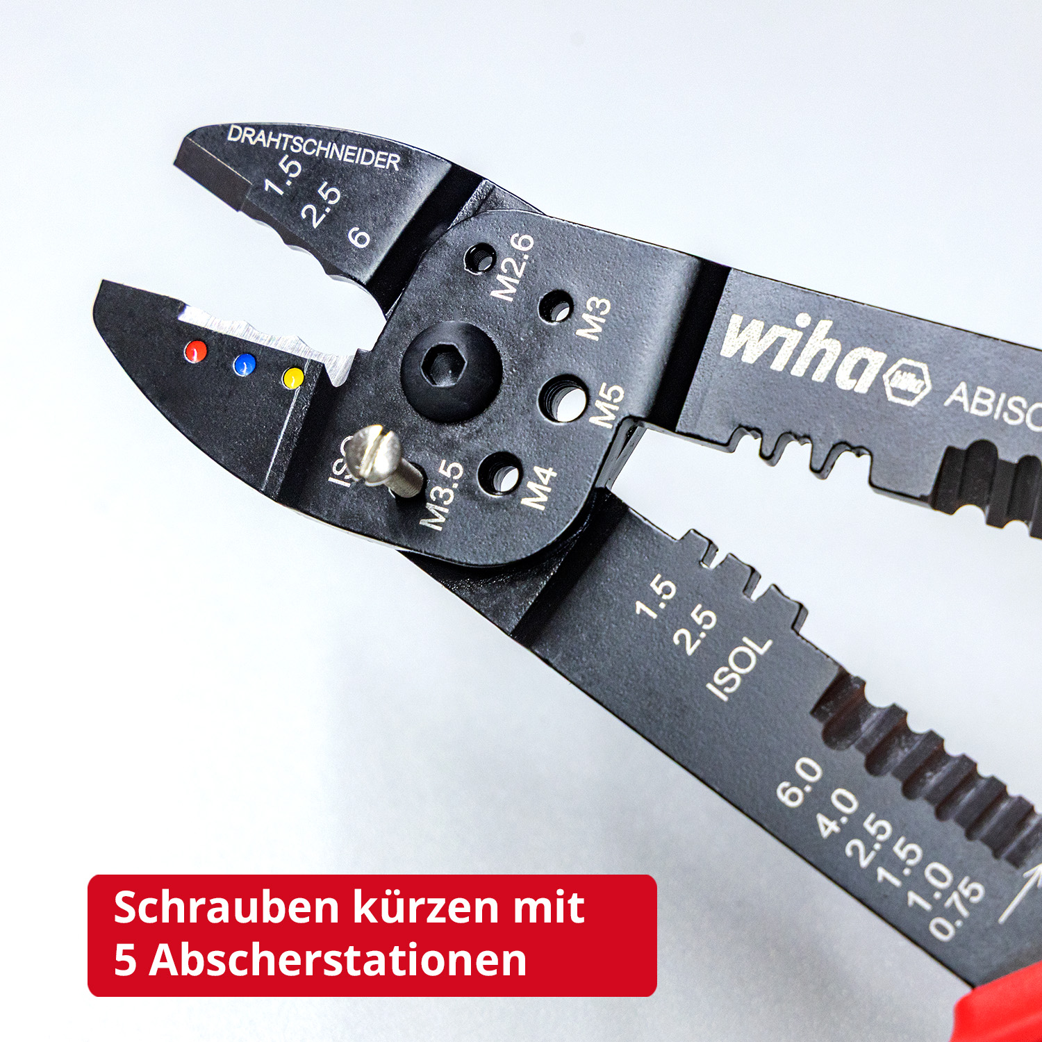 Wiha 5in1-Crimpzange, 200 mm
