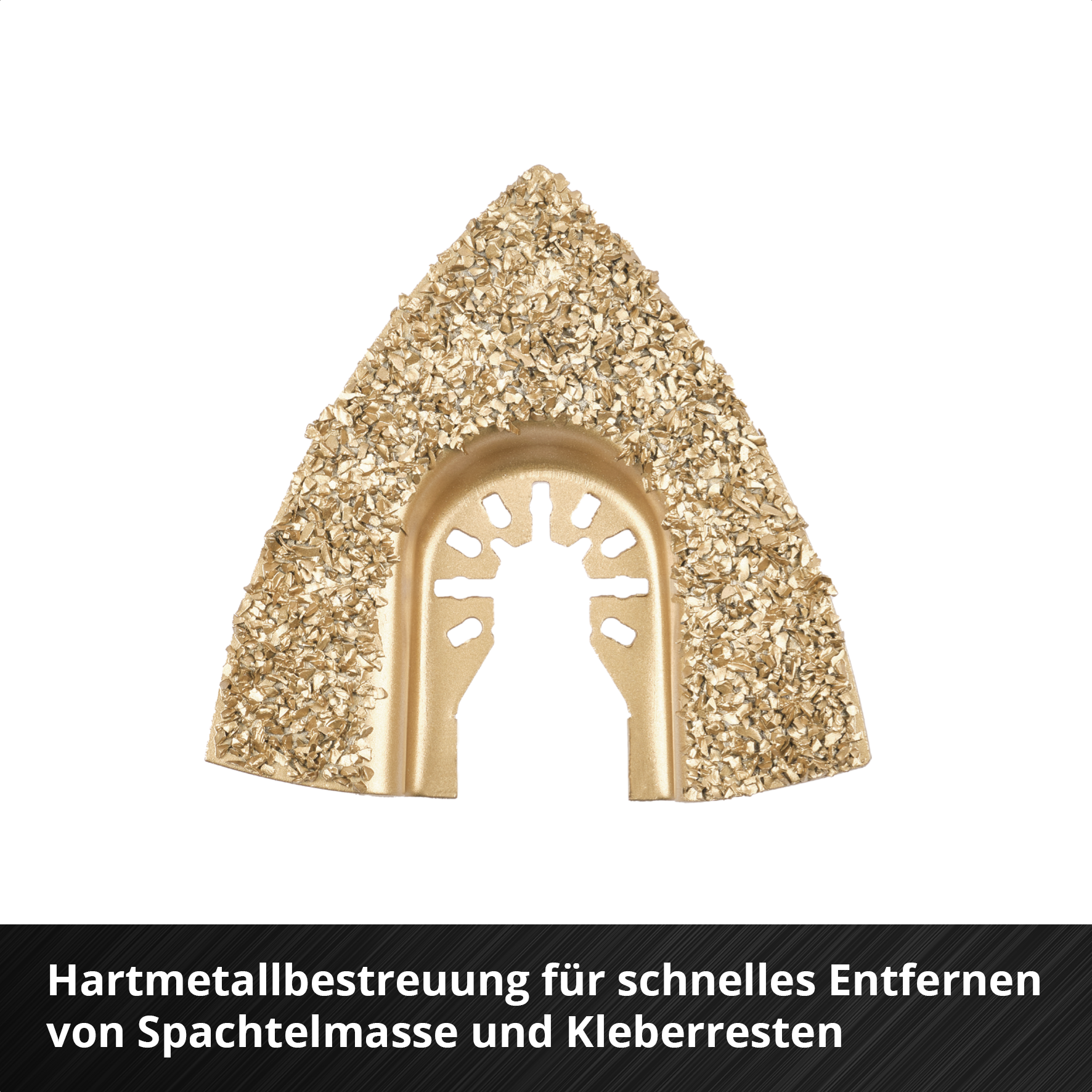 Einhell HM-Delta-Raspel mit Universalaufnahme, Ø 80 x 1,2 mm
