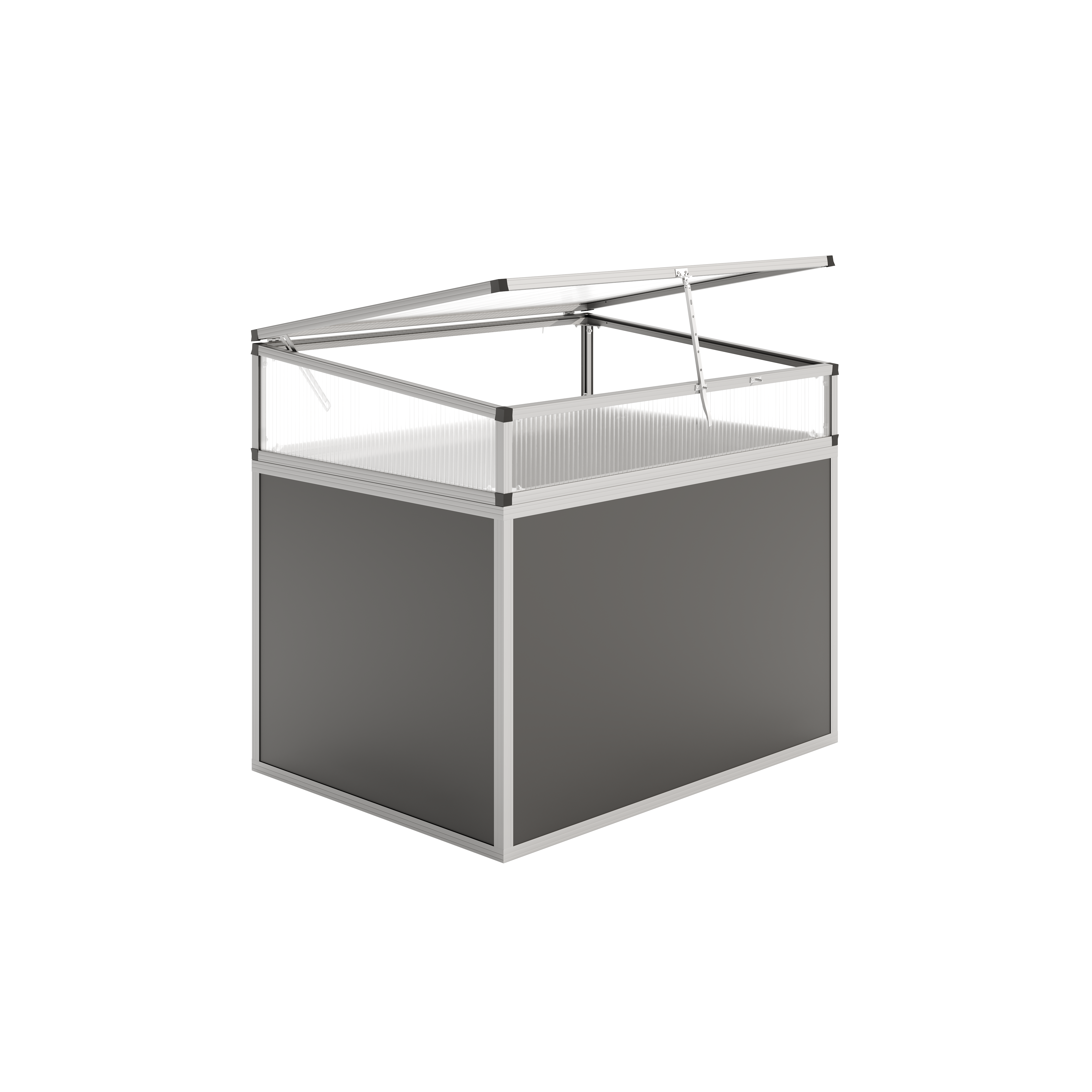 KGT Aluminium-Hochbeet 130, Profilsystem "pressblank" KGT Aluminium-Hochbeet 130, Profilsystem "pressblank"