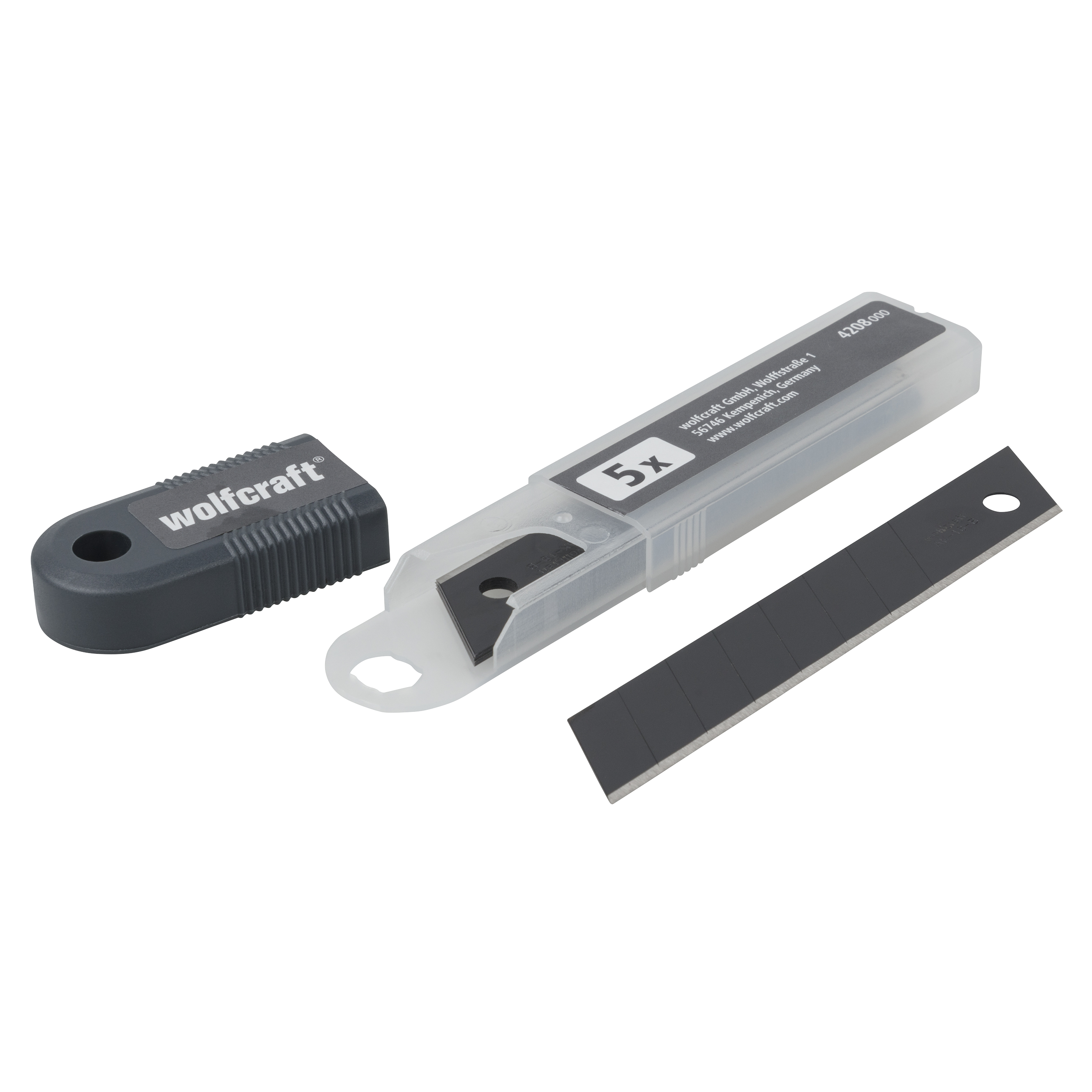 wolfcraft Abbrechklingen Pro-Sharp 18 mm, schwarz