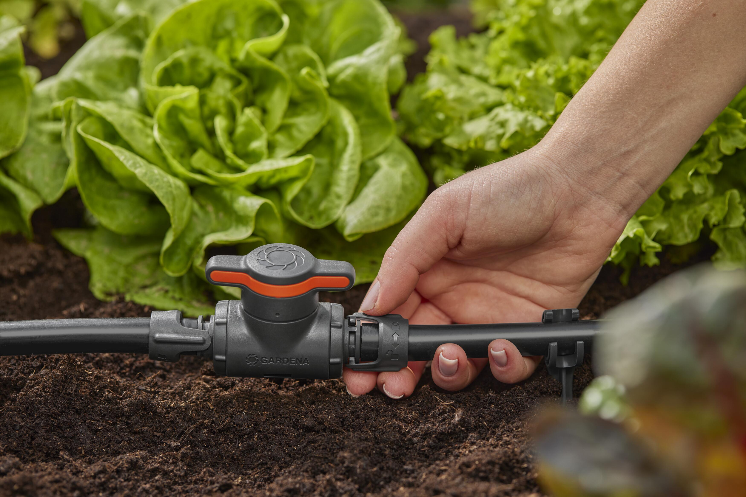 Gardena Micro-Drip-System Regulier-/Absperrventil 13 mm (1/2") - Inhalt: 1 Stück
