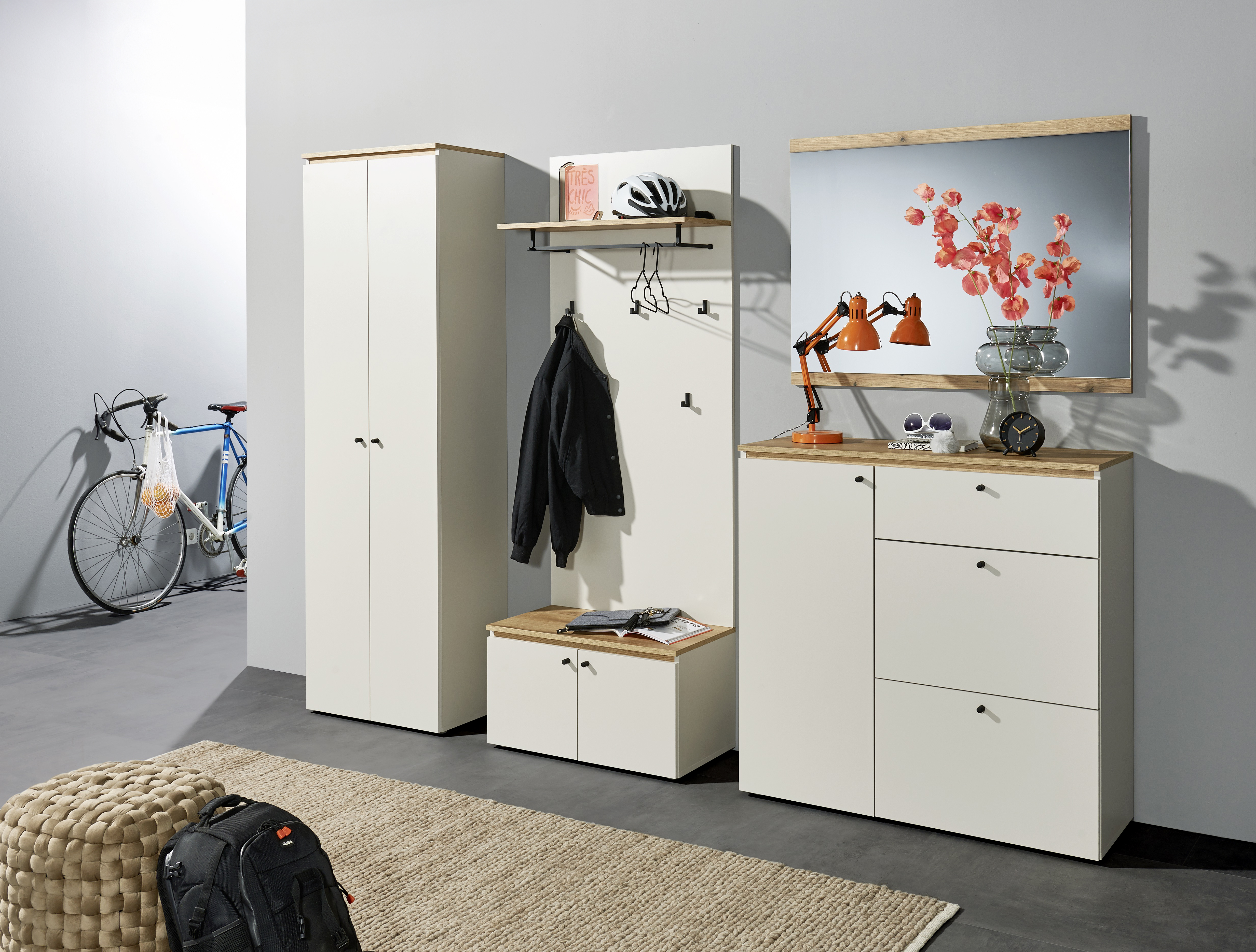 Bega Schuhkommode Lime, B/H/T ca. 102 x 100 x 38 cm