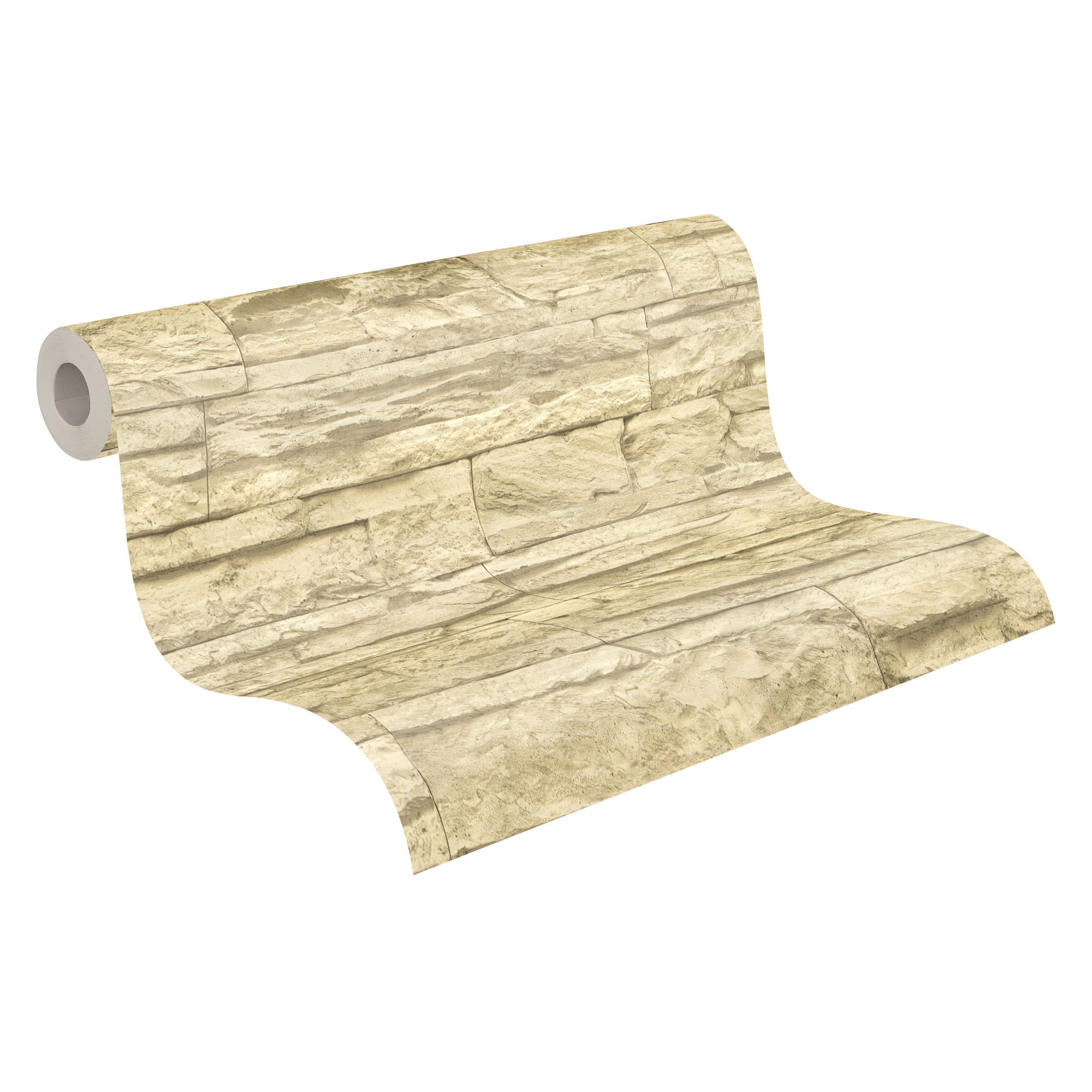 A.S. Création Vliestapete, steinoptik beige – natürliche steintapete mit 3D-effekt für wohnräume A.S. Création Vliestapete, steinoptik beige – natürliche steintapete mit 3D-effekt für wohnräume
