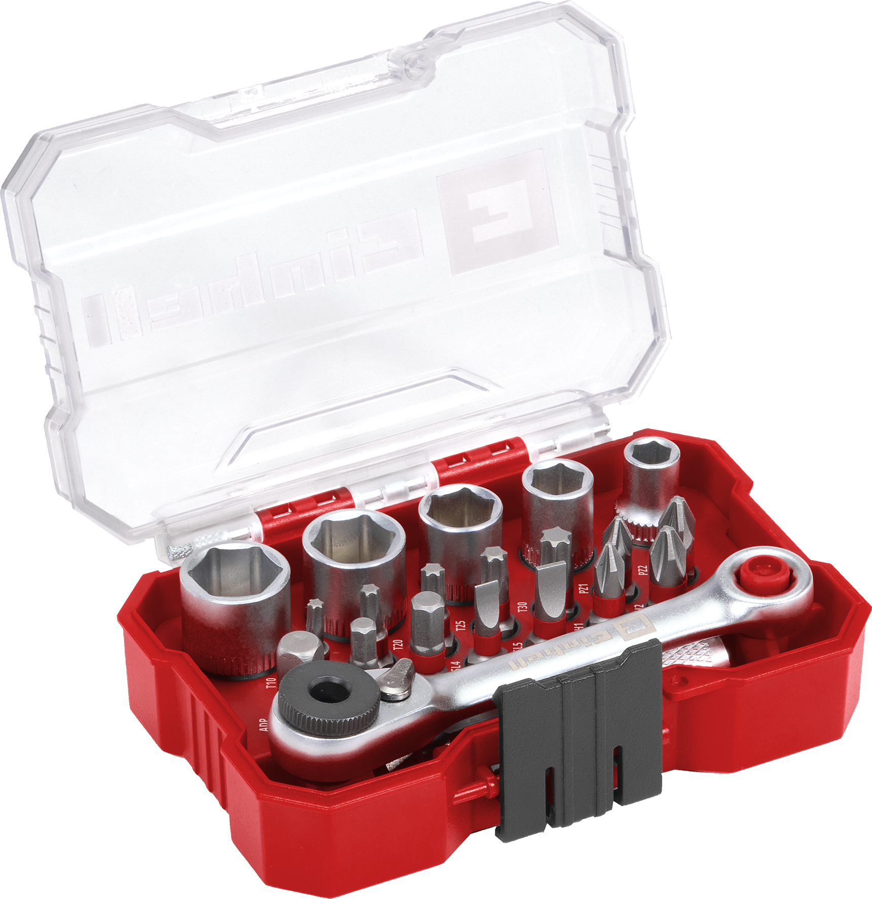 Einhell Bit- und Steckschlüssel-Set, XS-CASE, 21-tlg. Einhell Bit- und Steckschlüssel-Set, XS-CASE, 21-tlg.