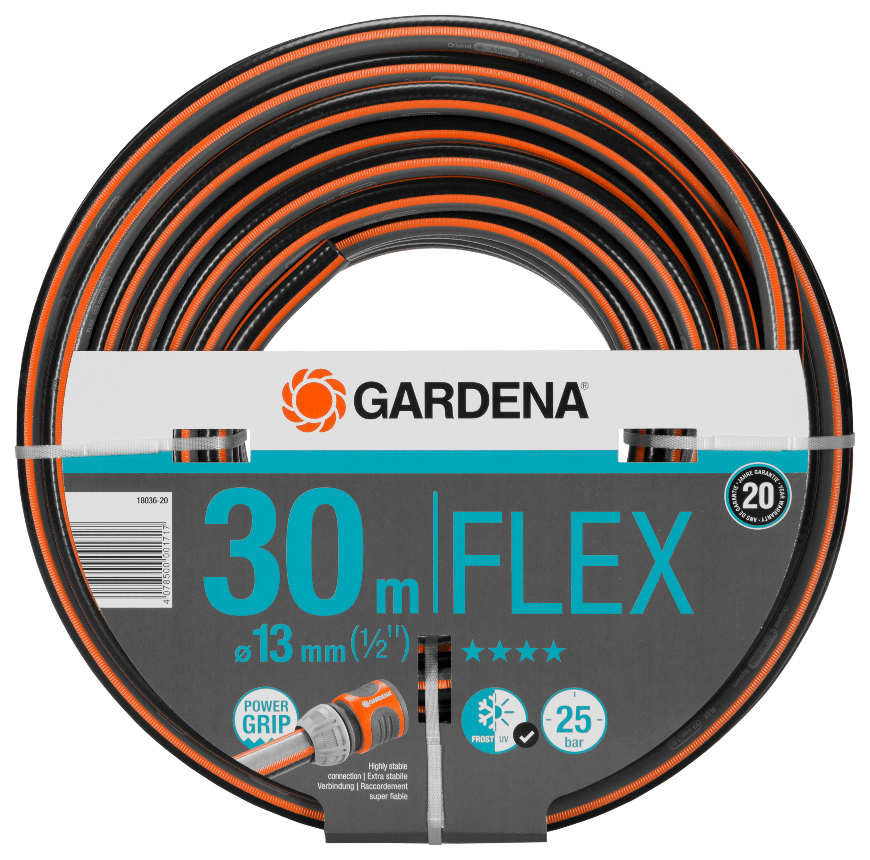 Gardena Comfort Flex Schlauch 9x9 13mm 1/2" 30m