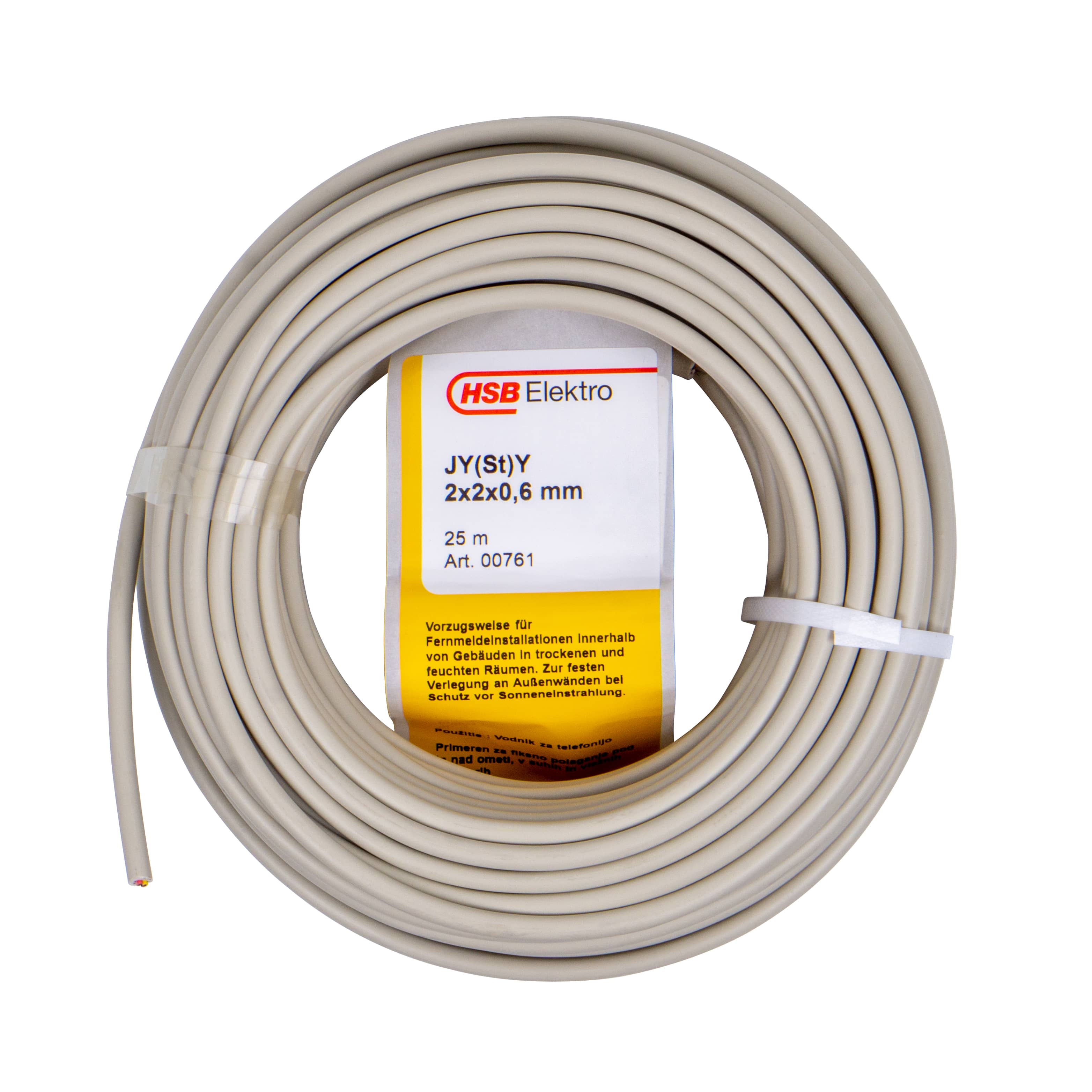 370424Y9PV4OWjpSISc FERNMELDELEITUNG J-Y(ST)Y 2X2X0,6MM²,25M