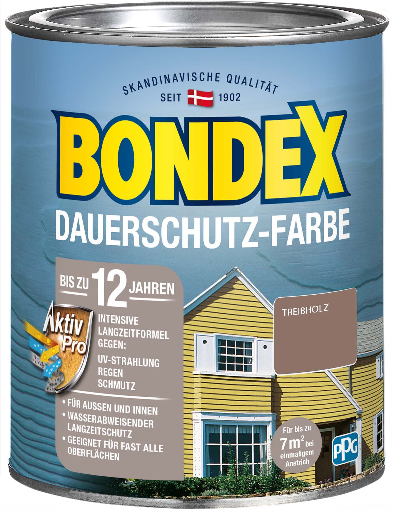 Bondex Dauerschutz-Farbe, treibholz 0,75L