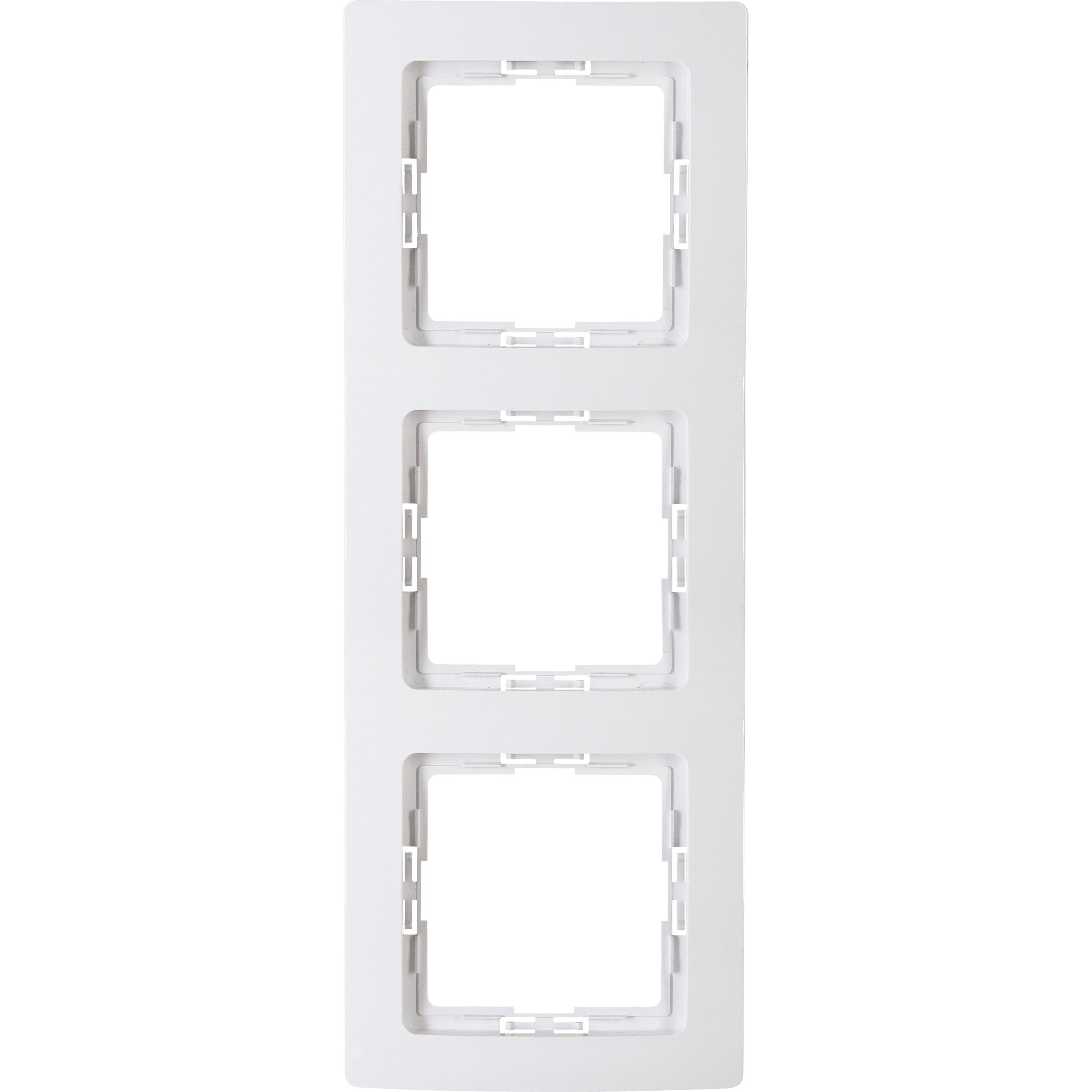 Kopp PARIS Abdeckrahmen 3-fach, arktisweiß Kopp PARIS Abdeckrahmen 3-fach, arktisweiß