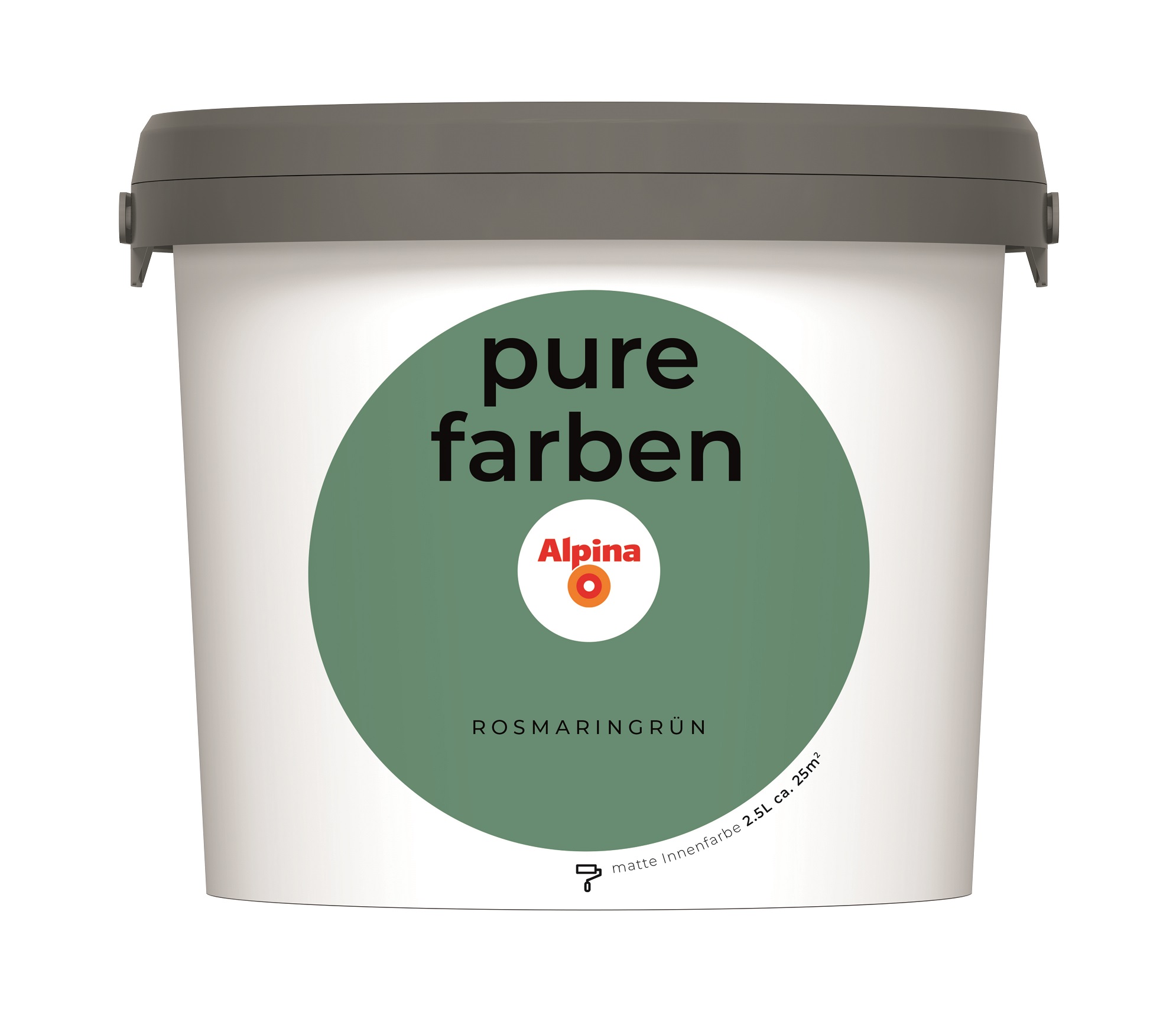 Alpina Pure Farben Rosmaringrün, 2,5 Liter
