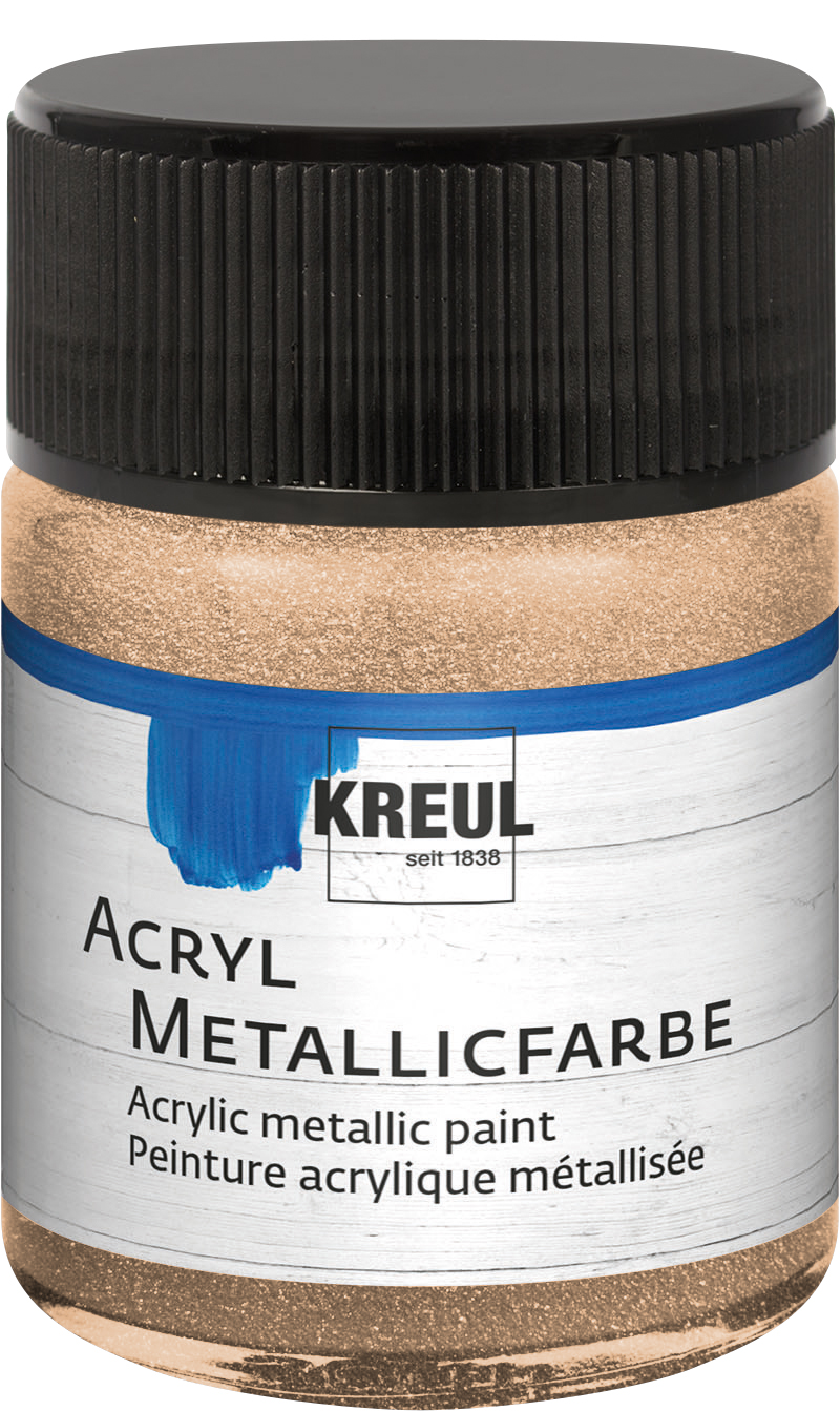 Kreul Acryl Metallicfarbe Champagner, 50 ml Kreul Acryl Metallicfarbe Champagner, 50 ml