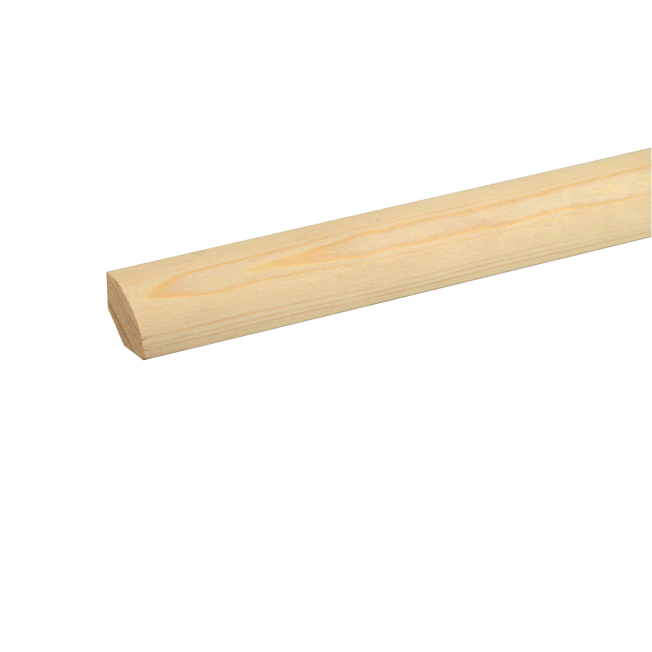 544165 Neuhofer Viertelrundstab, Fichte/Kiefer astrein roh