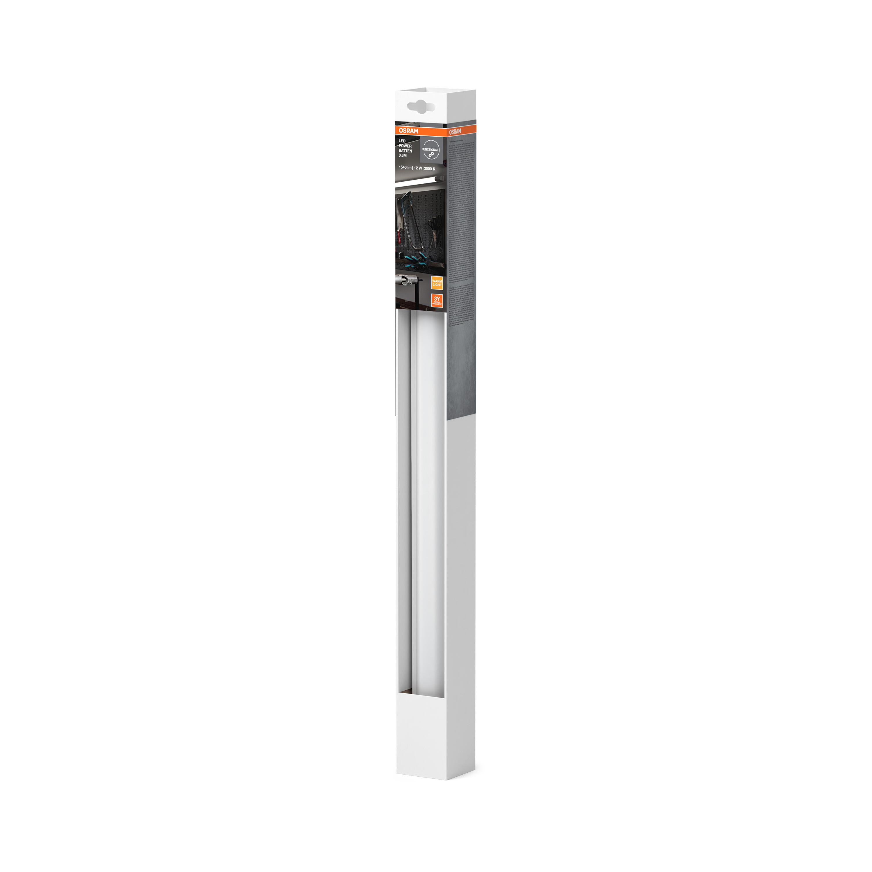 Osram Lichtleiste "LED Power Batten", 600 mm, 12W, 3000K