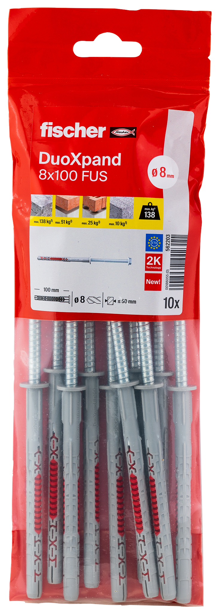 fischer DuoXpand 8x100 FUS B (10) fischer DuoXpand 8x100 FUS B (10)