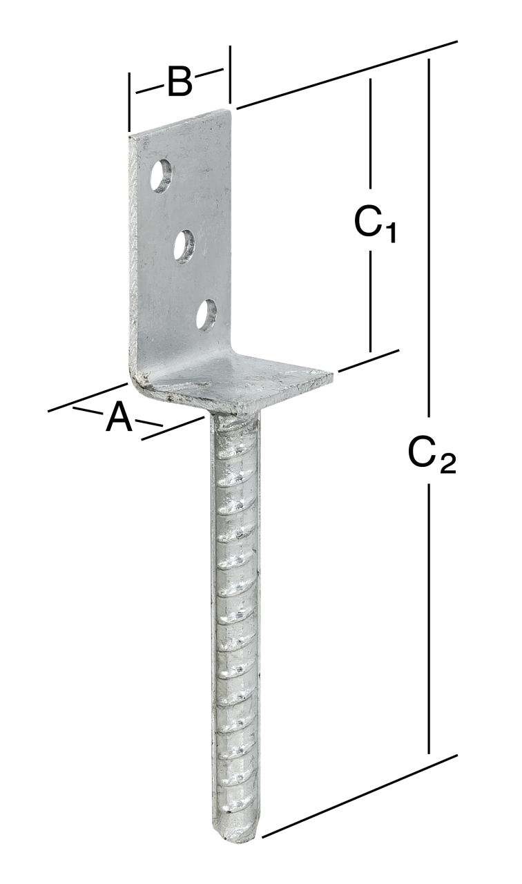 265285 Vormann L-Stützenschuh