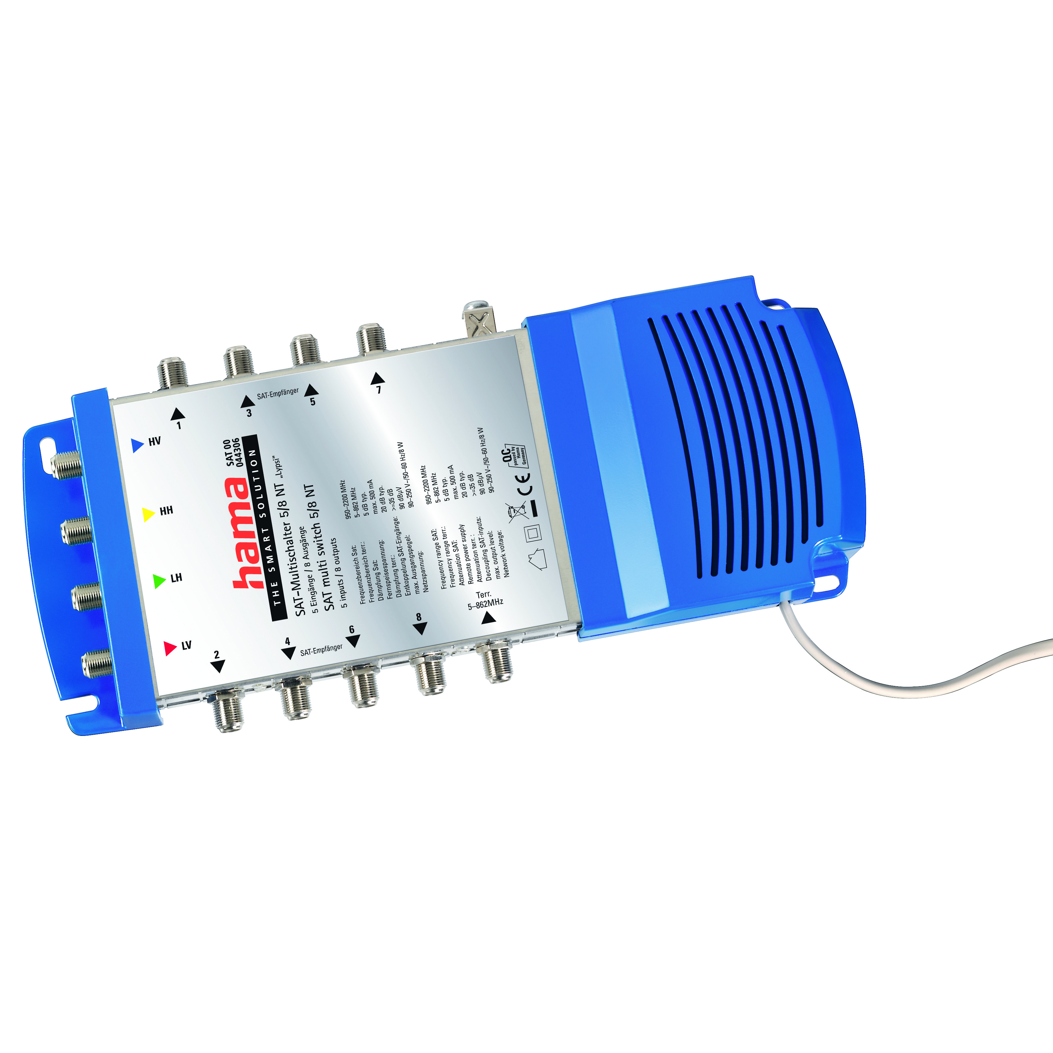 704433 Hama SAT-Multischalter 5/8, LYPSI SE