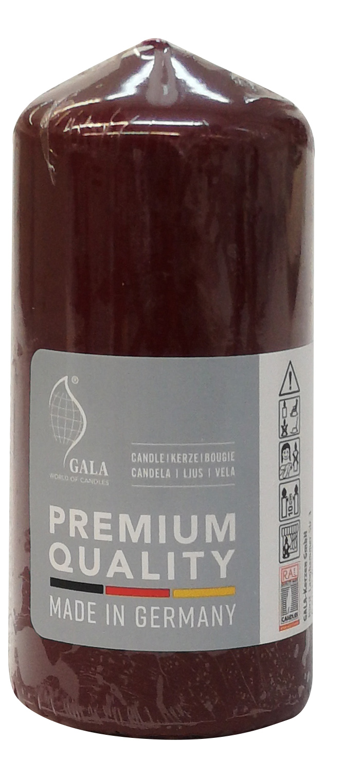 GALA STUMPENKERZE 60/130 KIRSCHE