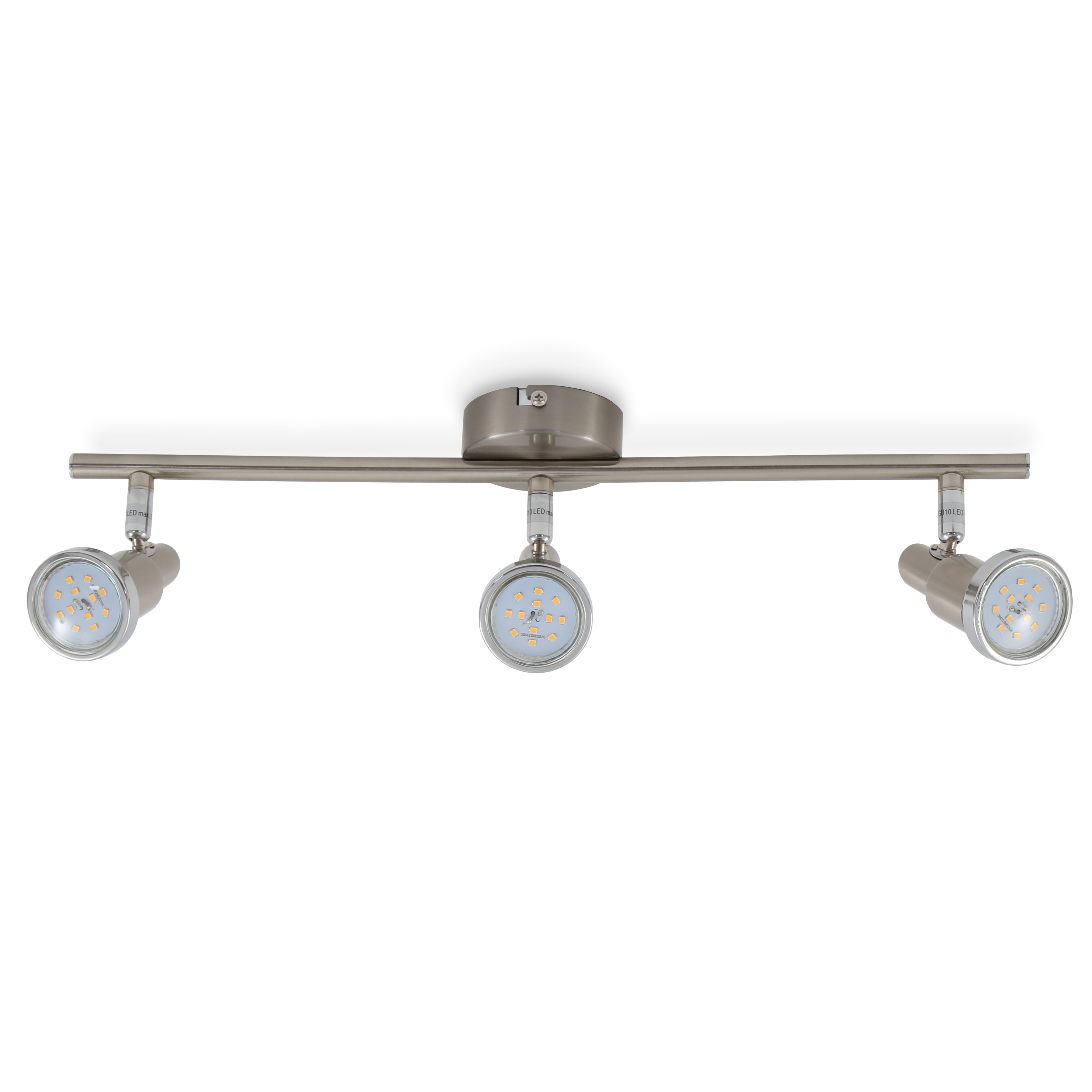 702251-4 BRILONER SCHIENE 3X3W MATT-NICKEL