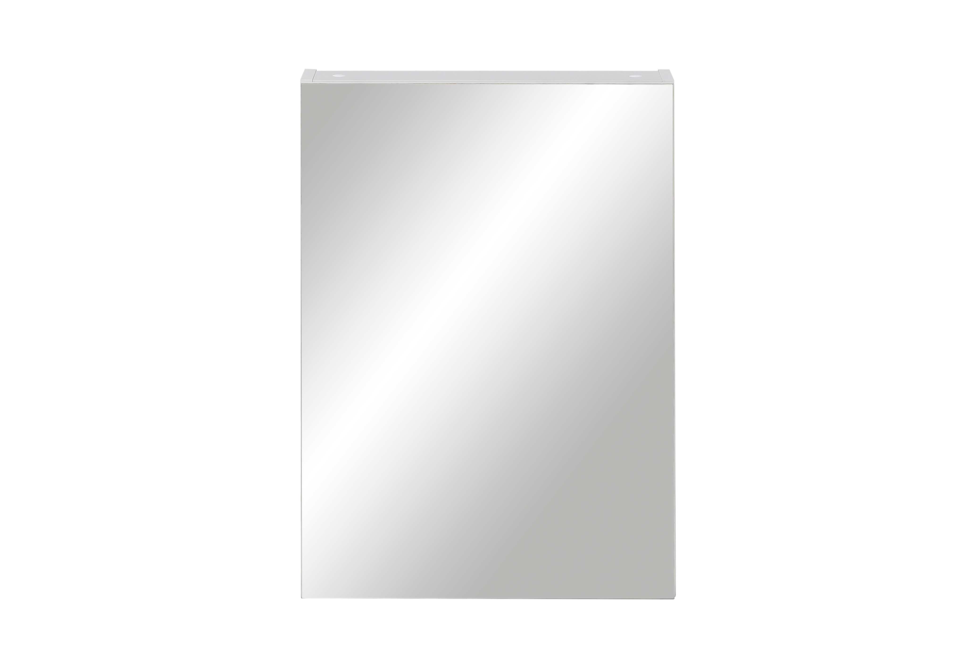 W. Schildmeyer Spiegelschrank 500.1 Basic, weiß glanz