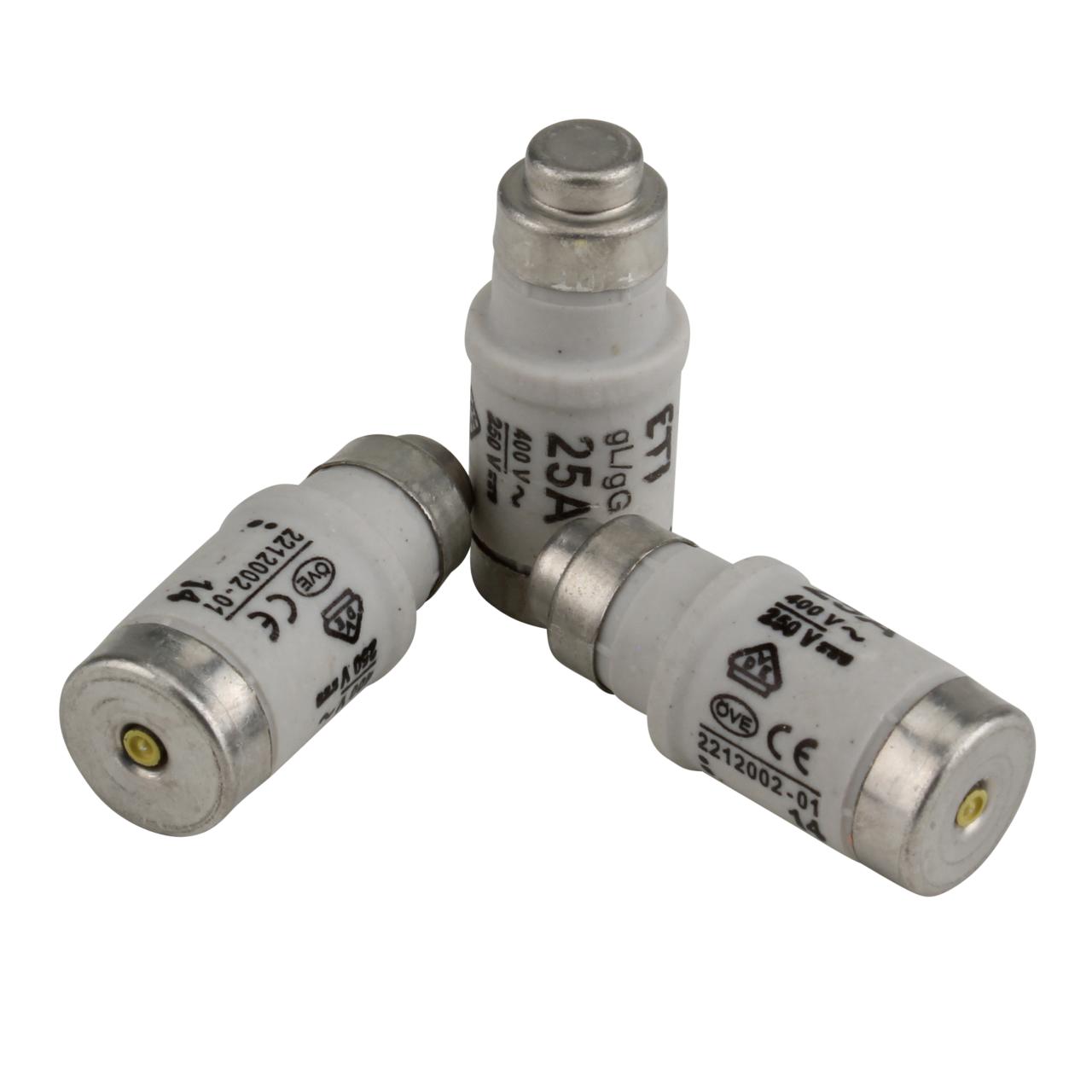 421677 SICHERUNGSPATRONE D02250/400V 25A E18