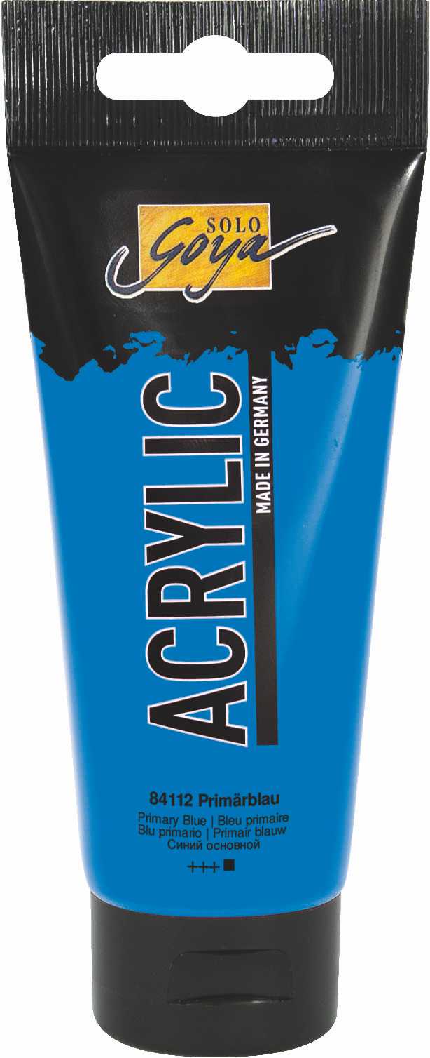 84112_SOLOGOYA_Acrylic_Primaerblau_100ml_RGB Acrylic Primärblau