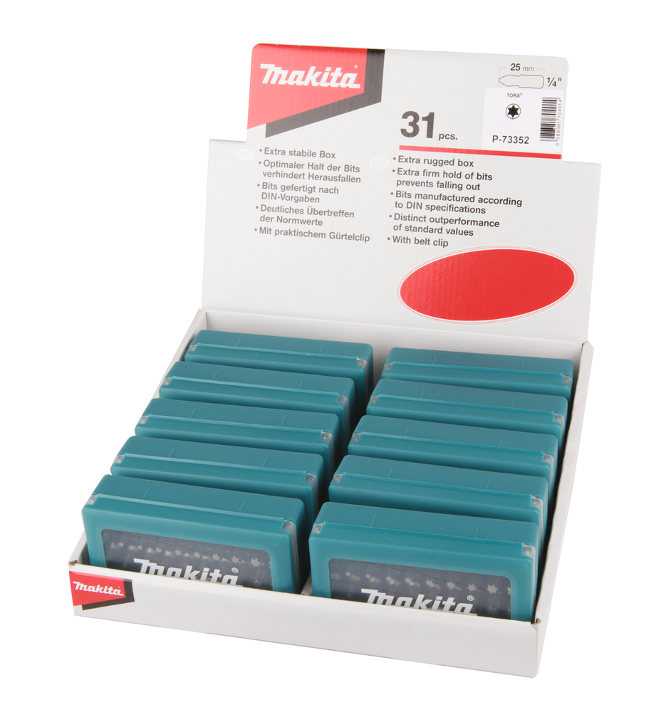 Makita Bit-Set Torx, 31-tlg.
