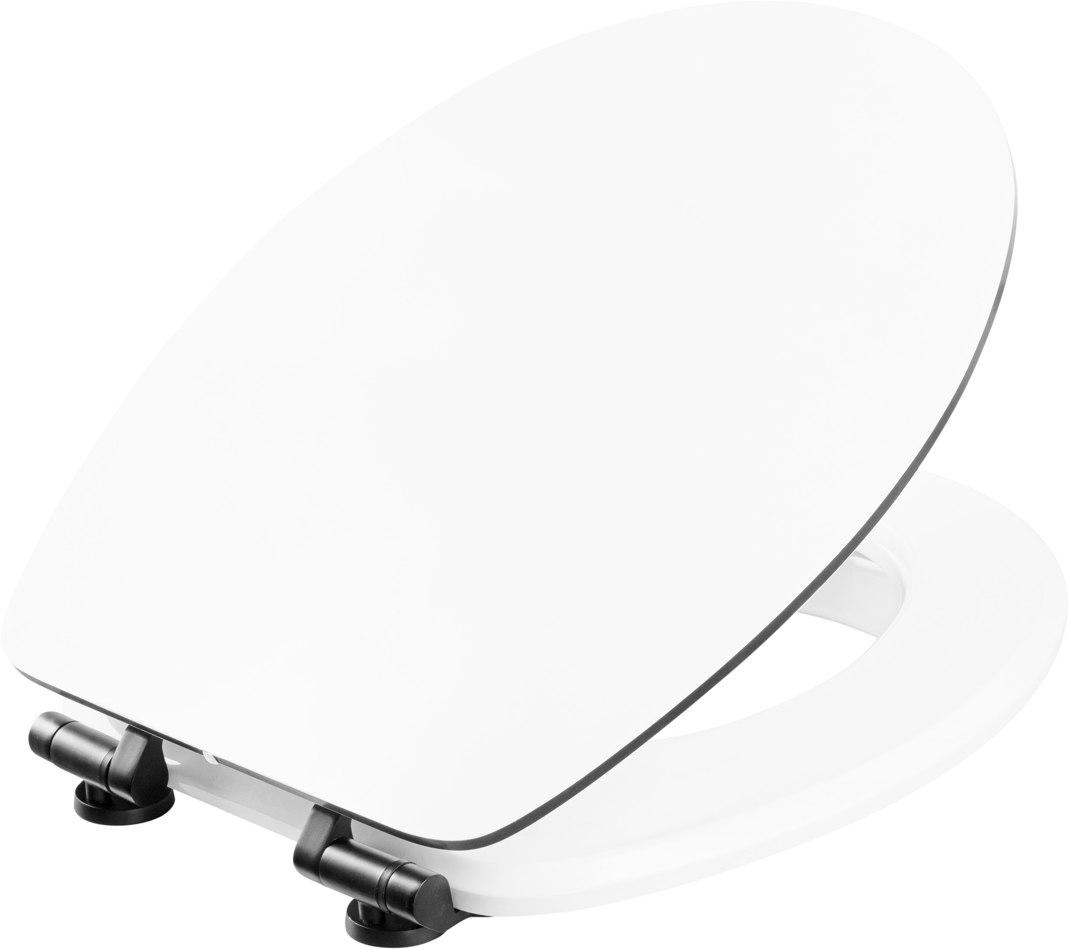 822214 Cornat WC-Sitz "White Matt Steel"