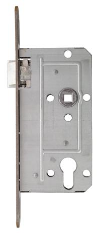 114764-7312453 Hoppe ZIMMERTÜR-EINSTECKS. PZ RECHTS SILBER
